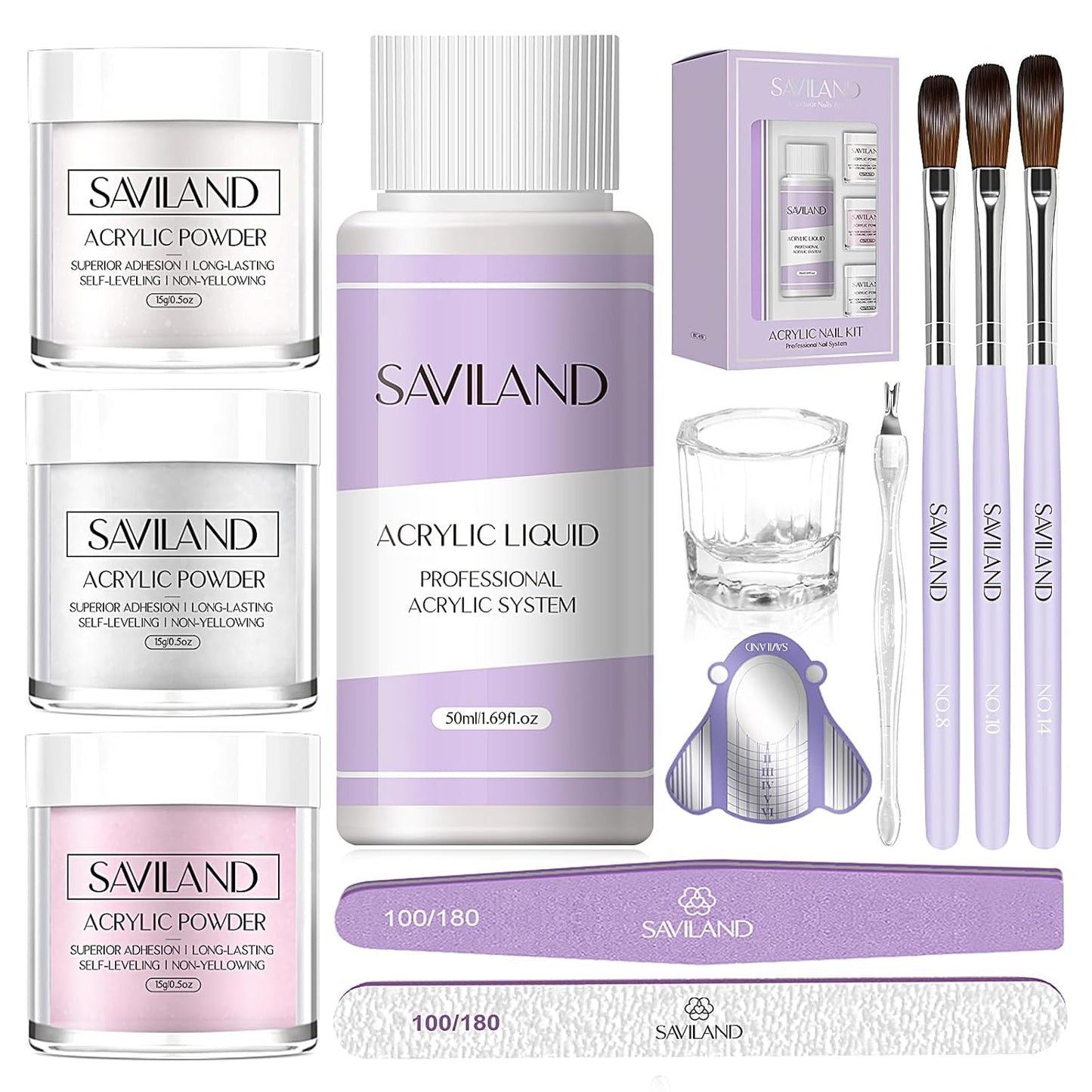 Almond Gel Nail Kit - Complete Nail Drill Set with UV Lamp & 500PCS Tips | DIY Manicure Tools for Home Use