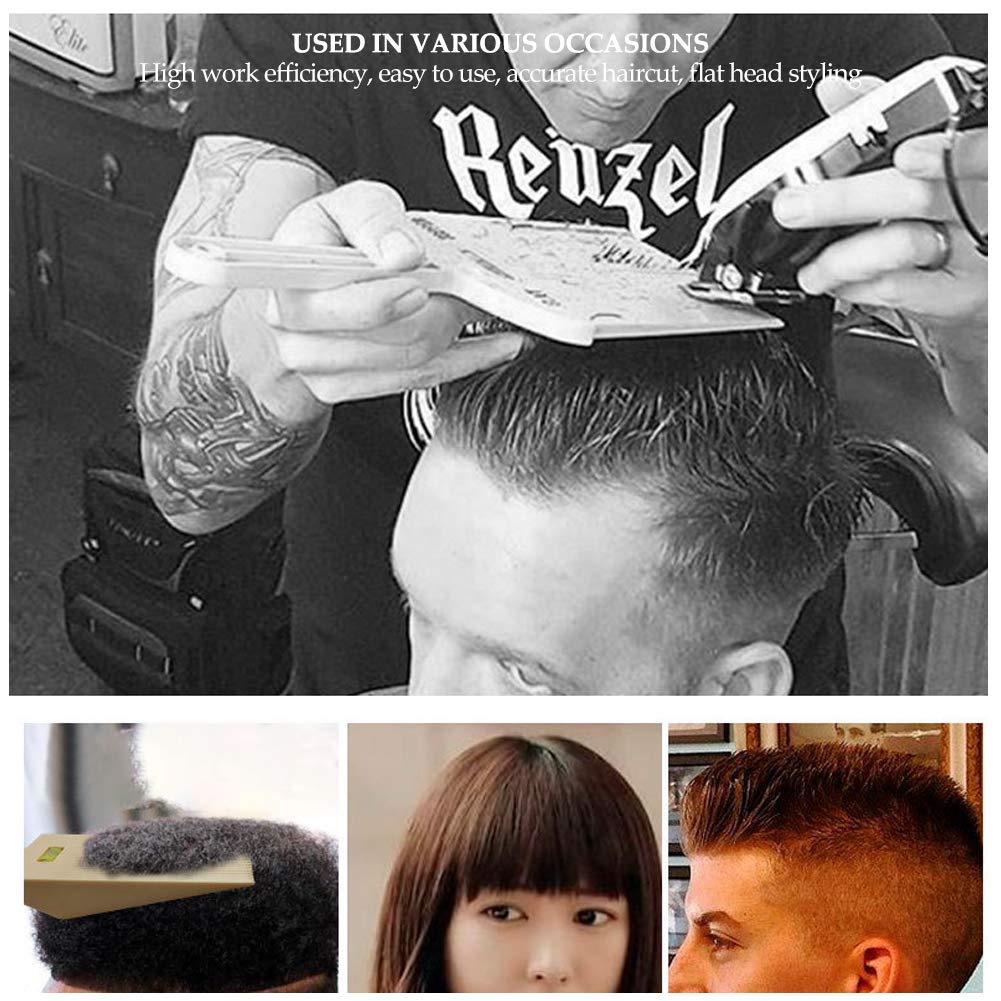 Flat Top Comb for Men, Barber Cutting Comb Flat Top Styling Comb Hairbrush Barber Tool Haircut Clipper Comb Hairstyling Cutting Tool Accessories, for Salon Barber