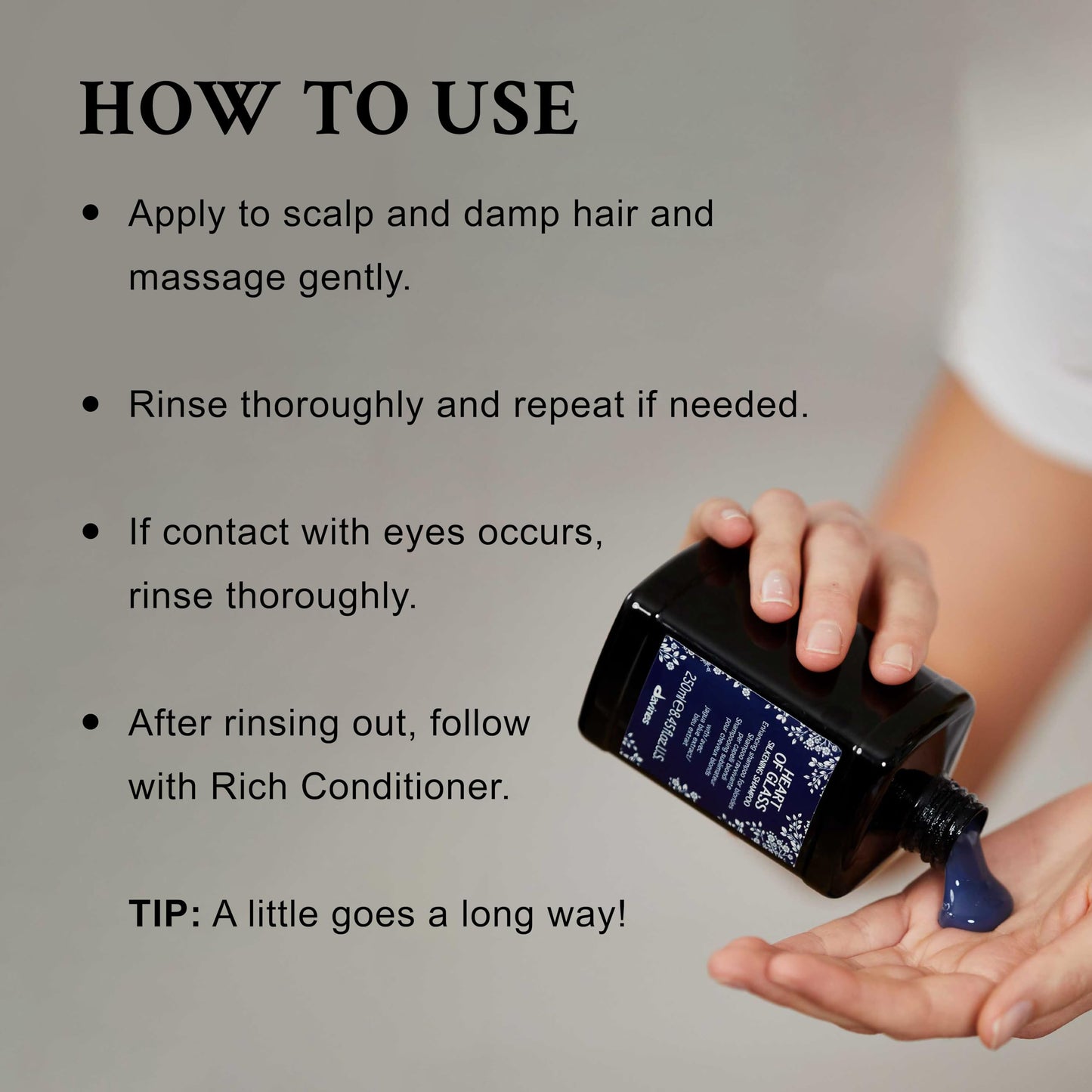 Davines Heart of Glass Silkening Chelating Shampoo, Blue Shampoo for Blonde & Silver Hair - Gentle Cleanser with Jagua Blue Extract Balances Unwanted Tones & Illuminates, 8.45 Fl Oz