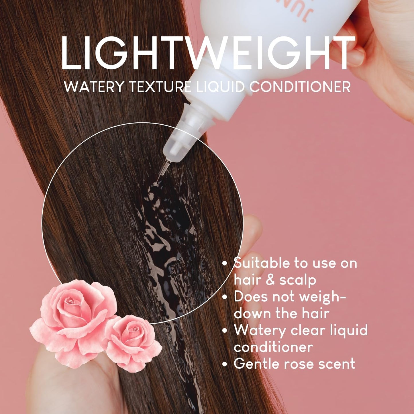 Jung Beauty 7 Second Instant Nourish Water Treatment Hair Conditioner Rinse Out Moisturizing Scalp Care with Camellia Flower Oil Weightless for Dry Frizzy Coarse Strands 500ml 16.9 fl oz