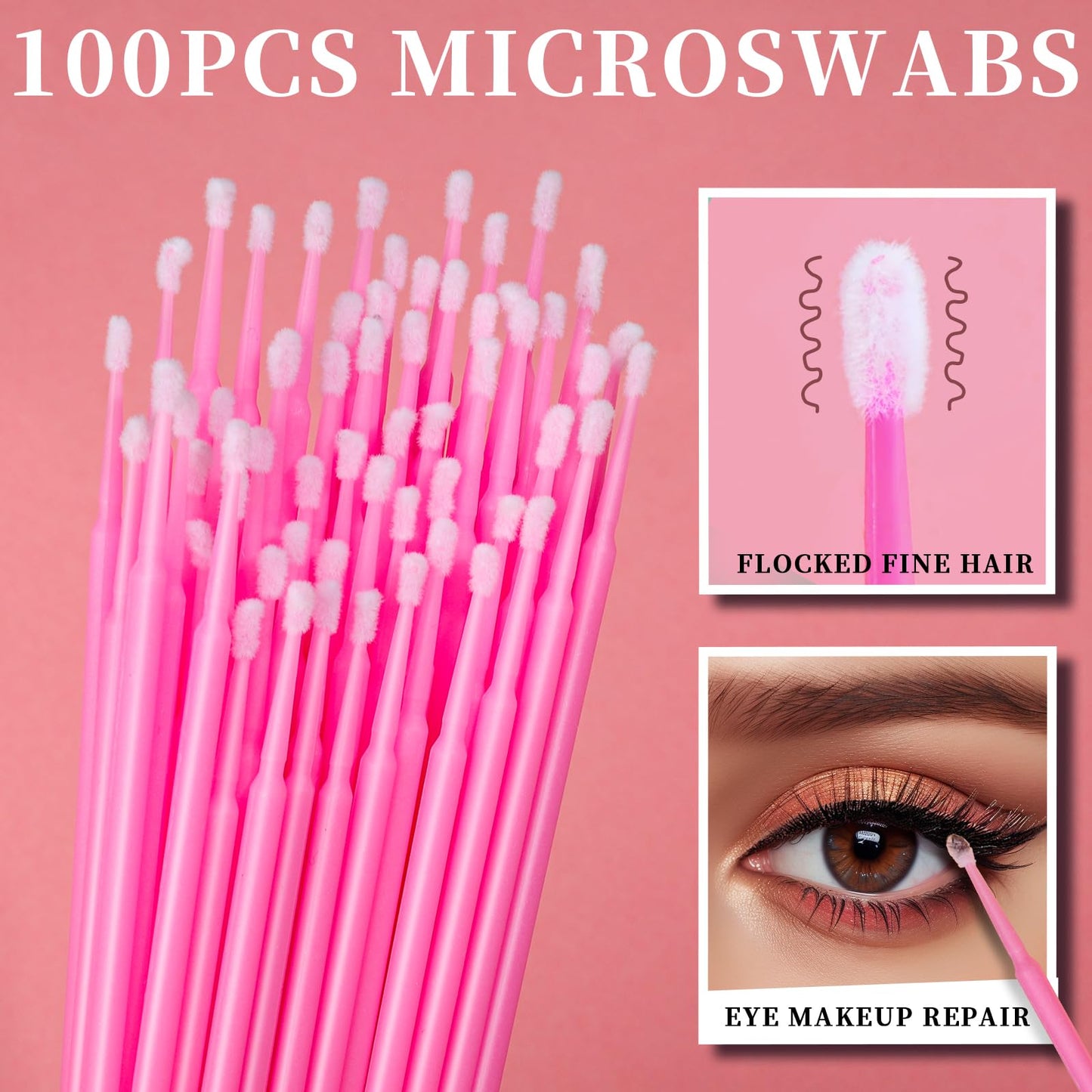 Teenitor 310PCS Disposable Makeup Applicators Kit, Mascara Wands Lash Spoolies, Eyeshadow Applicators, Lip Applicators Disposable, Microswabs, Makeup Artist Kit Essentials with Box