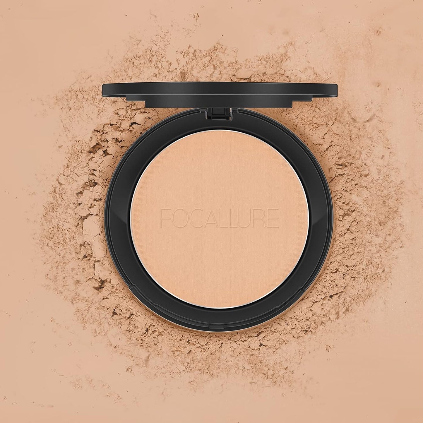 Flawless Pressed Powder - Control Shine & Smooth Complexion | Long-Lasting Matte Finish, Portable Face Powder Compact