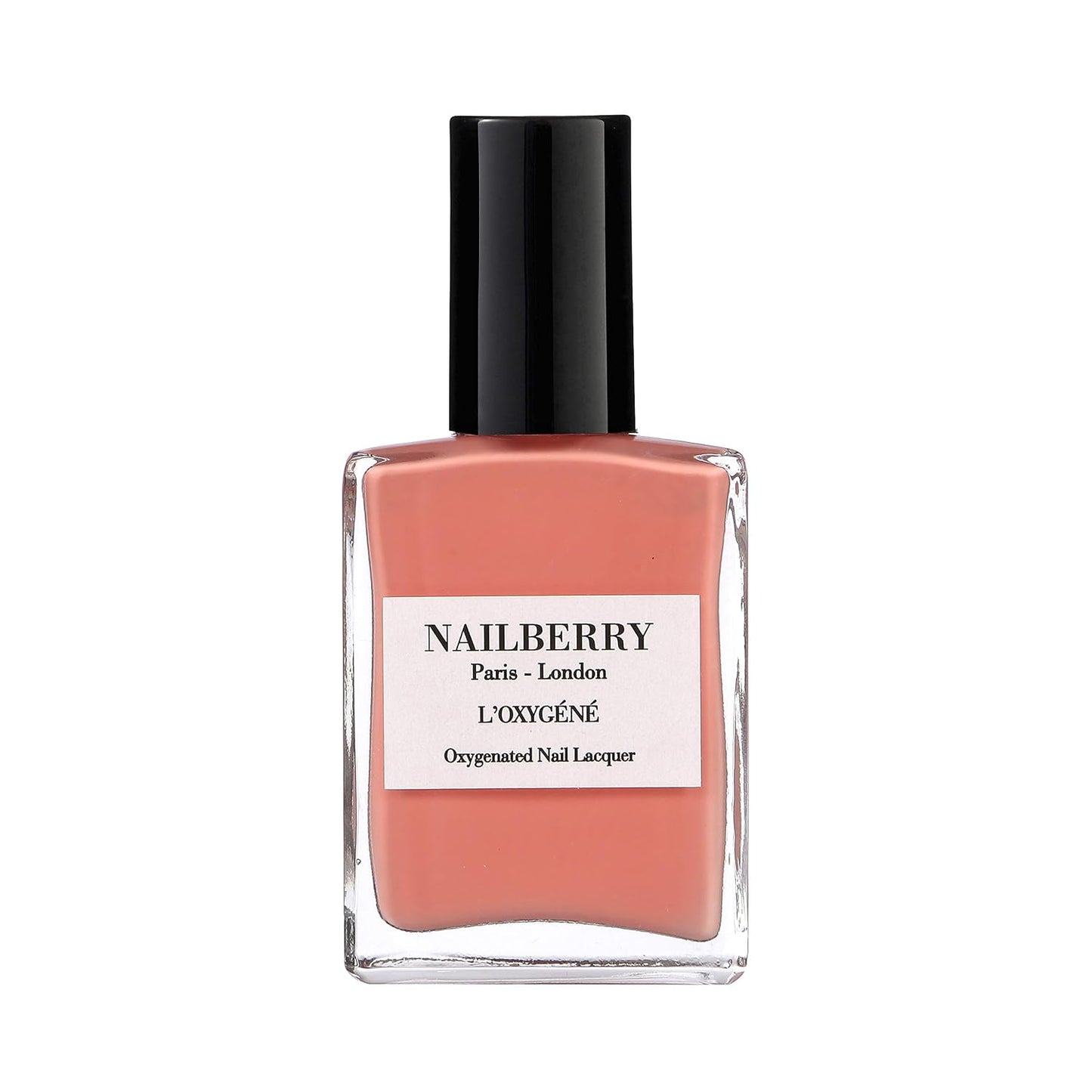 Oxygenated Nail Lacquer - Rose Blossom Pastel Pink | 12-Free Vegan Nail Polish | UV Protected Long-Wear | 15 ml