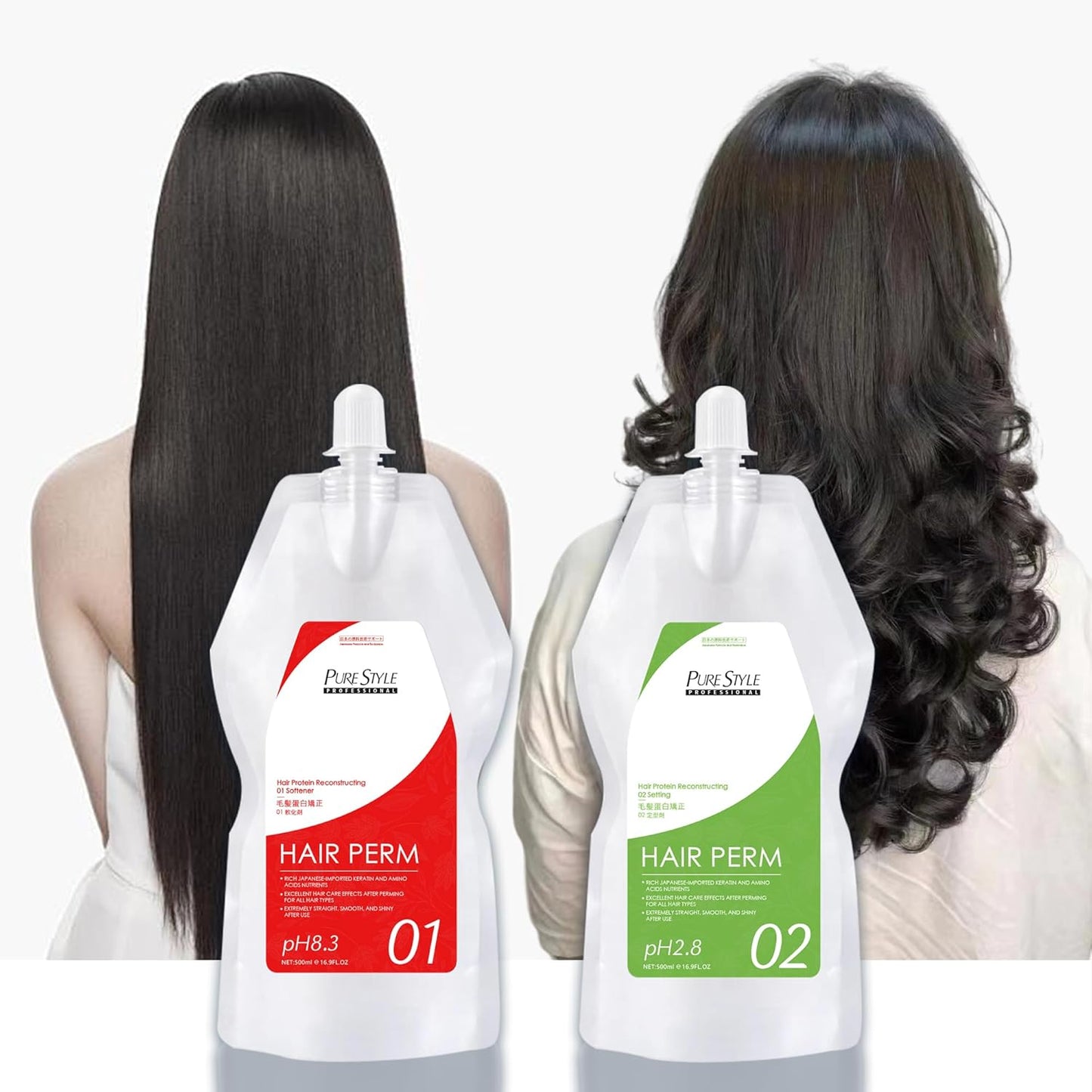 Professional Keratin Hair Straightening Cream Kit - Japanese Formula with Argan Oil | Gentle & Long-Lasting Results for All Hair Types