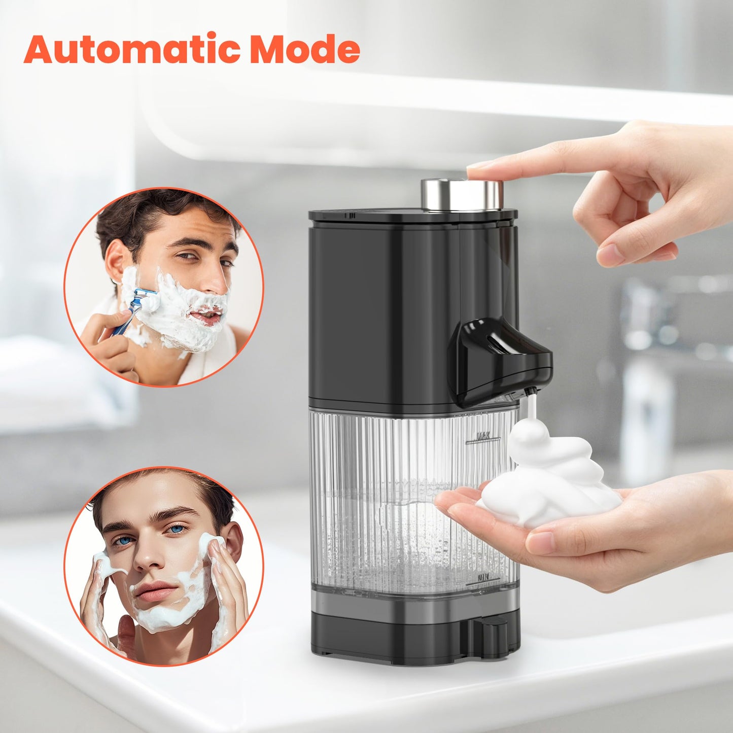 TASALON Professional Automatic Hot Lather Machine for Shaving, Barber Shop, Salon & Home Use Shaving Cream Warmer