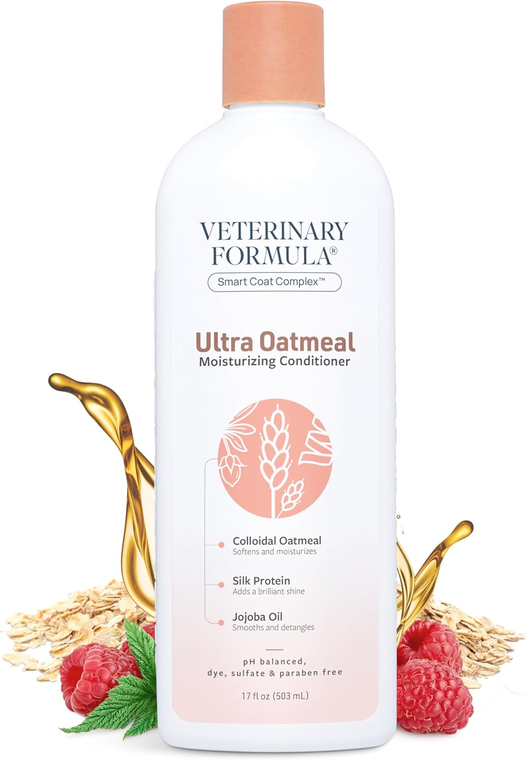 Smart Coat Detangler Spray for Dogs - Gloss & Glide Conditioner with Silk Protein | 8 Fl Oz
