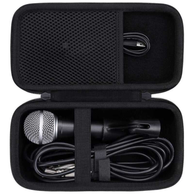 Aenllosi Hard Carrying Case Compatible with Shure SM58/PGA48/SM48S/BETA 58A/PGA58/SV200/SV100/KSM8 Cardioid Dynamic Vocal Microphone (SM58/PGA48/SM48S/BETA 58A/PGA58)