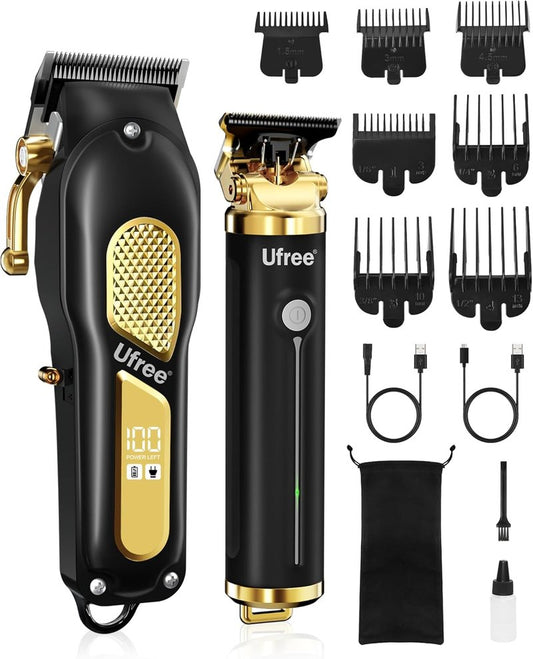 Ufree Hair Clippers for Men - Cordless Grooming Kit with Trimmers | Perfect Gift Set