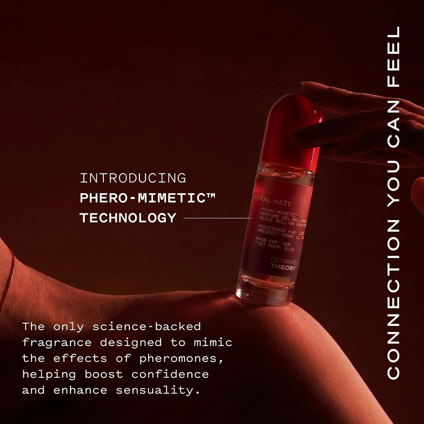 Hannah Women's Pheromone Roll-On Perfume Oil | Spicy Sweet Vanilla Amber & Dark Rum - Lasts 3 Hours