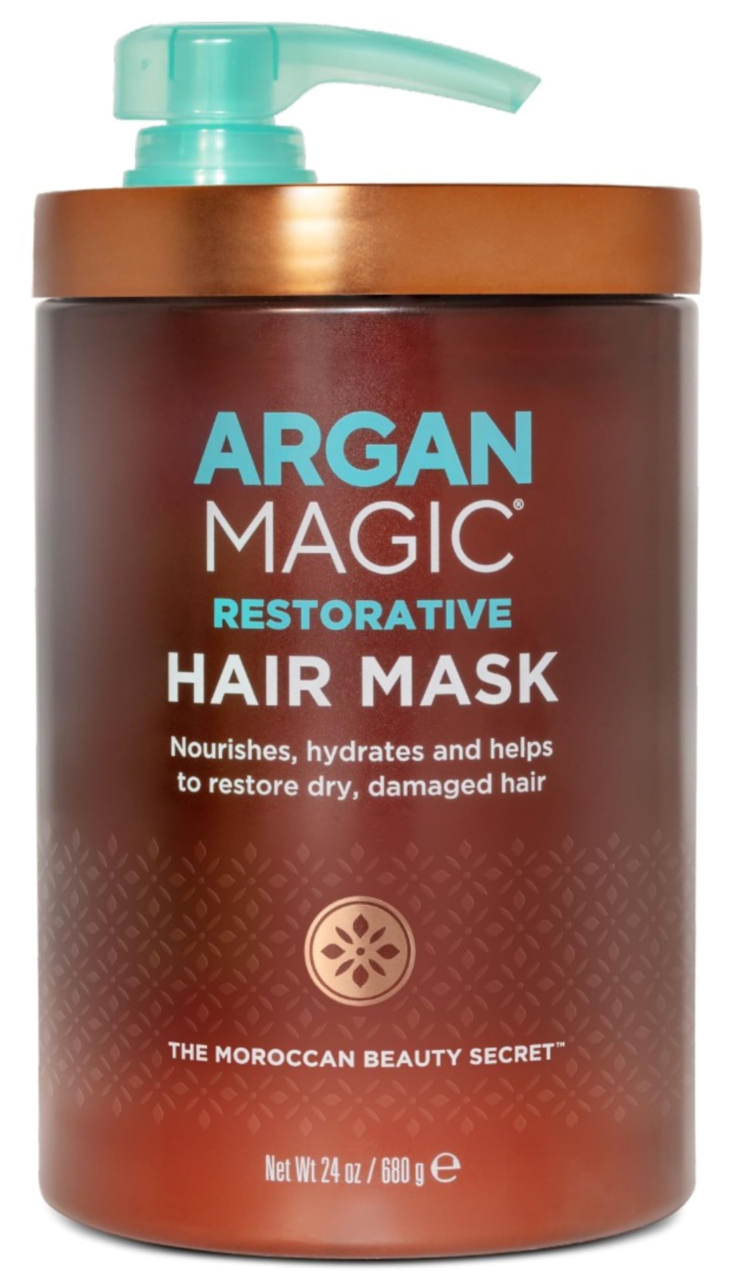 Argan Magic Restorative Hair Mask - Protein Rich Conditioning Hair Mask that Hydrates, Restores And Repairs Damaged Hair | Paraben Free, (24 Oz)