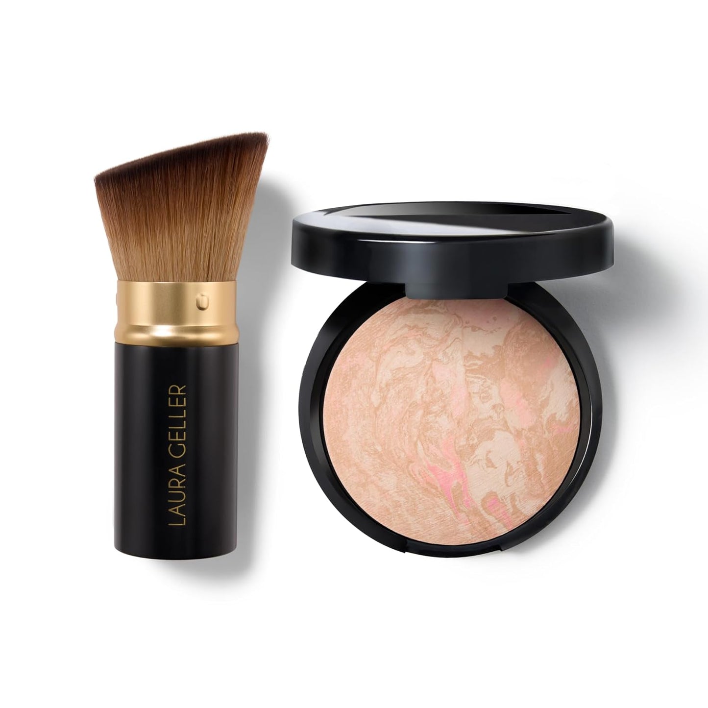 Baked Balance-n-Brighten Foundation Makeup Set - Tan with Kabuki Brush