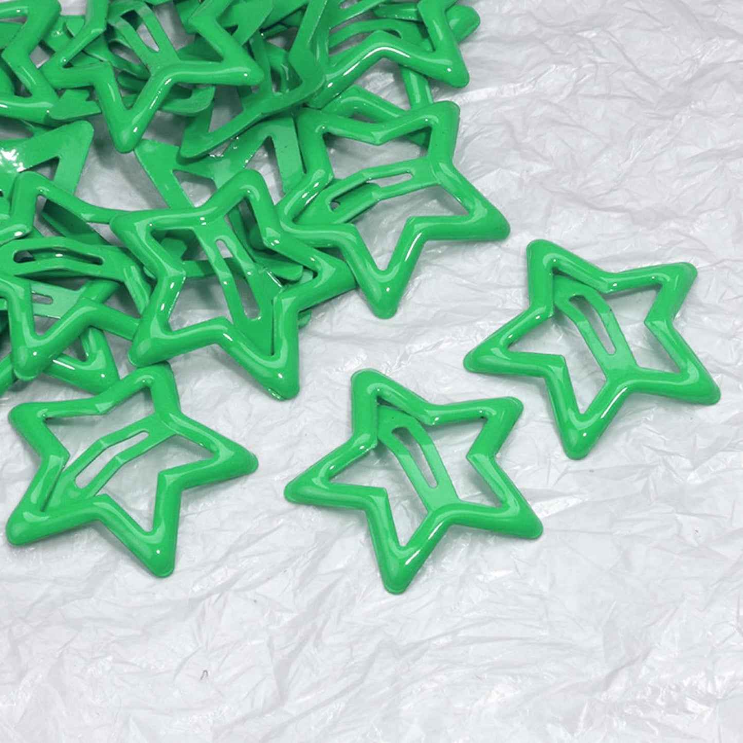 Star hair clips for children