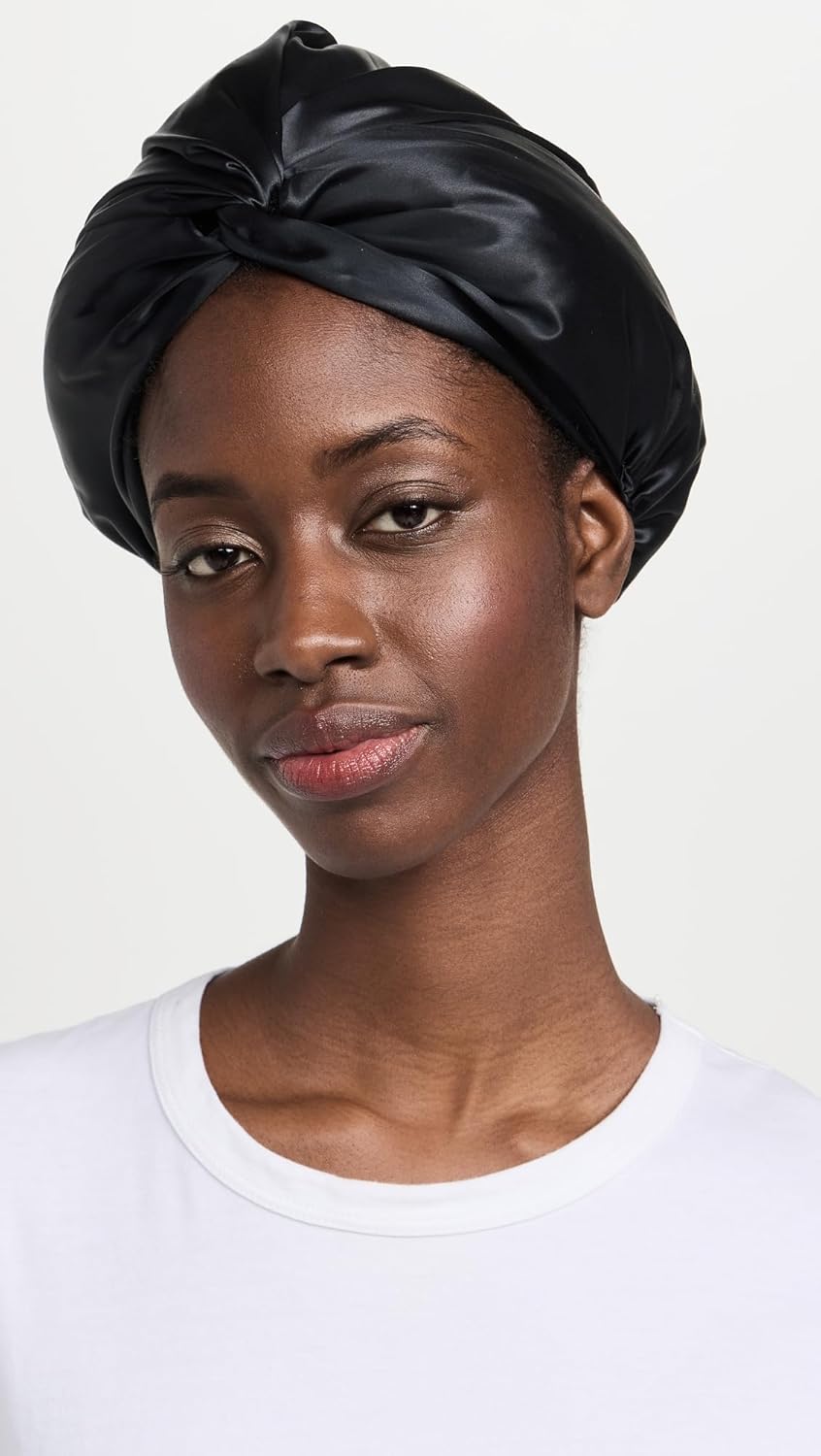 SLIP Pure Silk Turban - 100% Mulberry Silk, Ultra Soft & Gentle on Hair, Prevents Breakage & Frizz