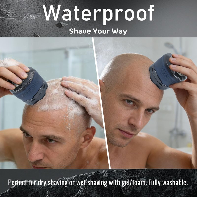 Magnetic 6D Shaver Replacement Heads – Universal Compatible with Kensen,DOAO,NIWUIO,Ufree,Solimpia & Most Most 6D Magnetic Electric Shavers for Bald Men & Face Shaving (2-Pack)