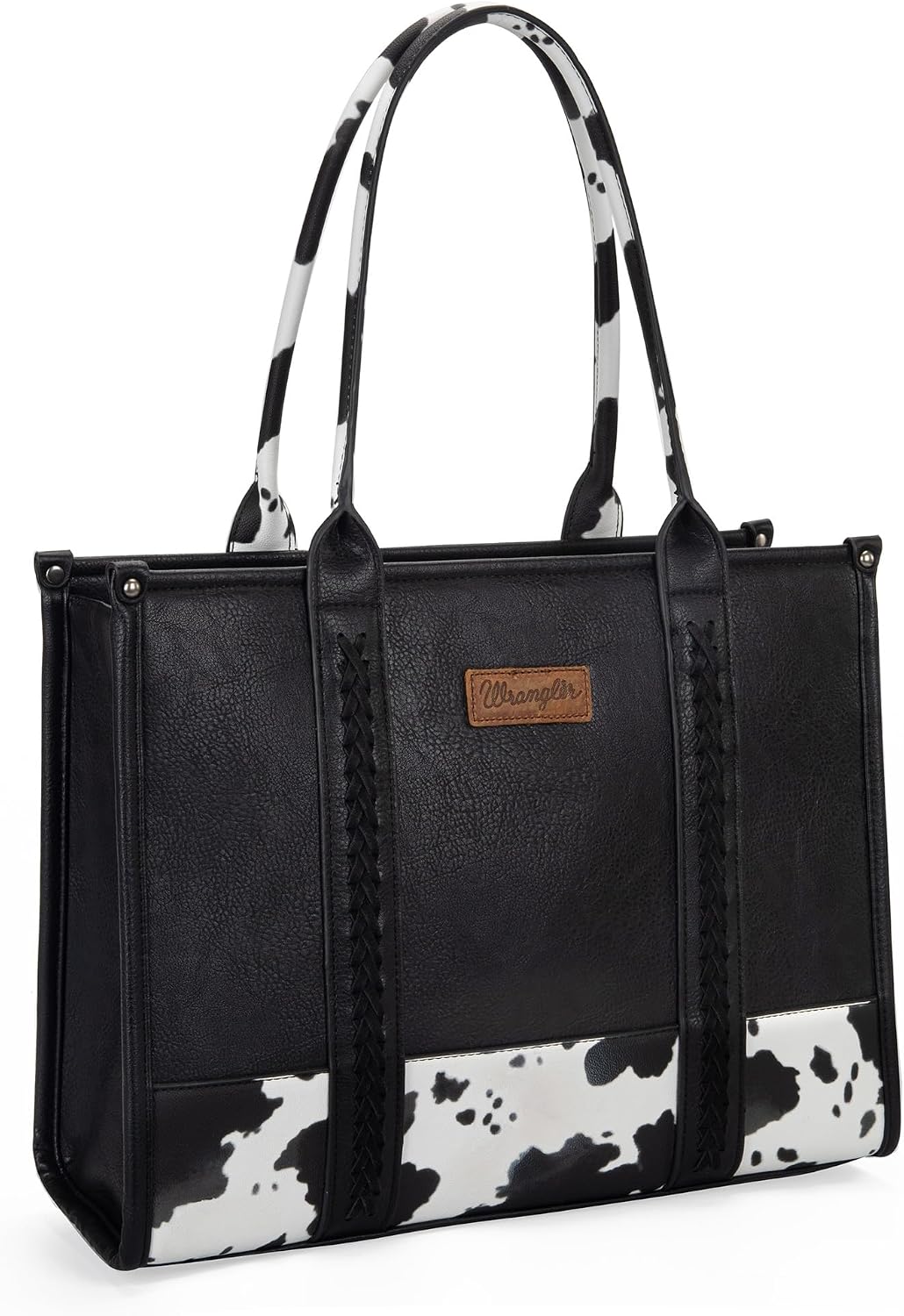 Montana West Tote Bag - Western Cow Print Purse for Women | Designer Top Handle Handbag