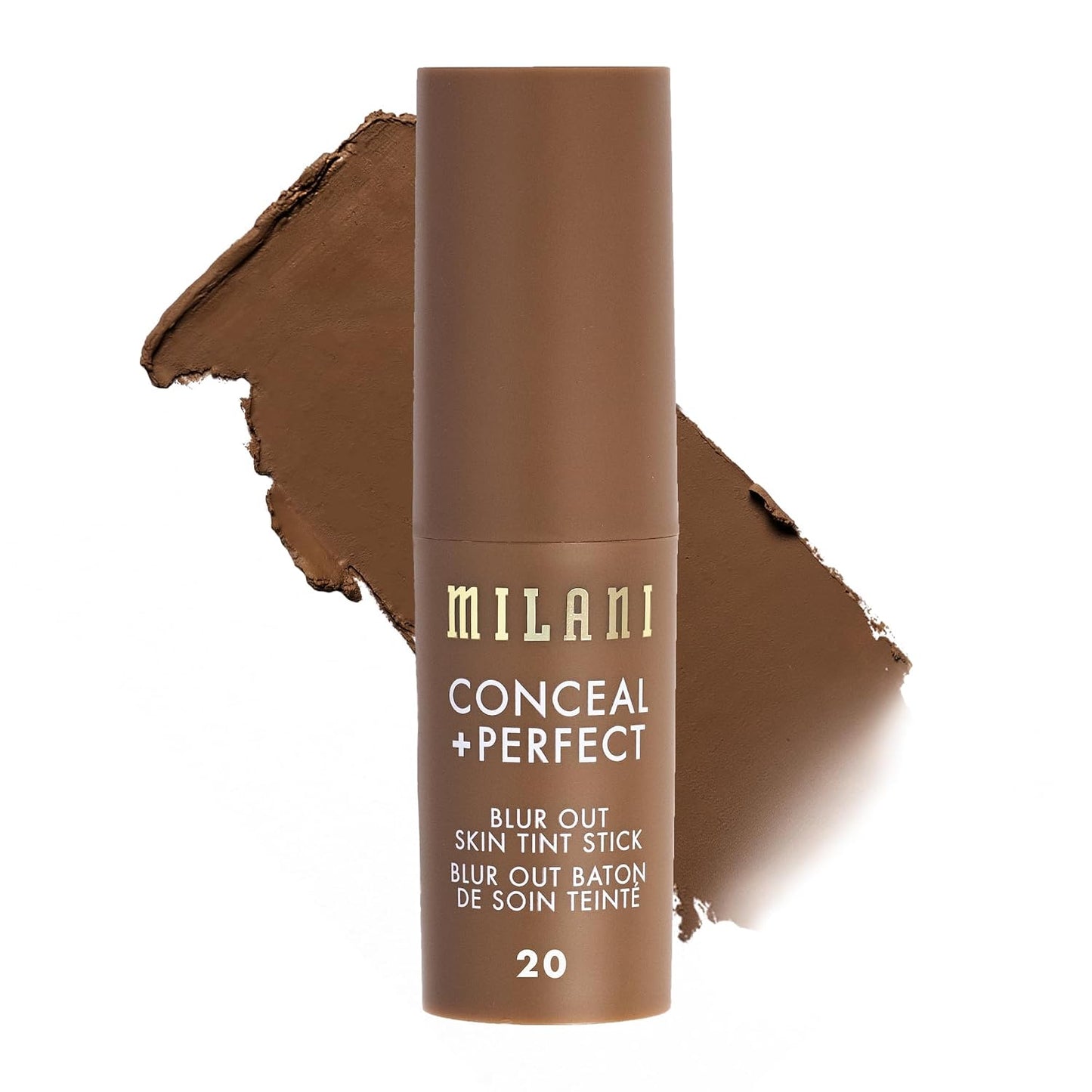 Milani Conceal + Perfect Blur Out Skin Tint Stick - Lightweight Tinted Moisturizer with Vitamin C & E | Soft Matte Finish 02-Fair Neutral