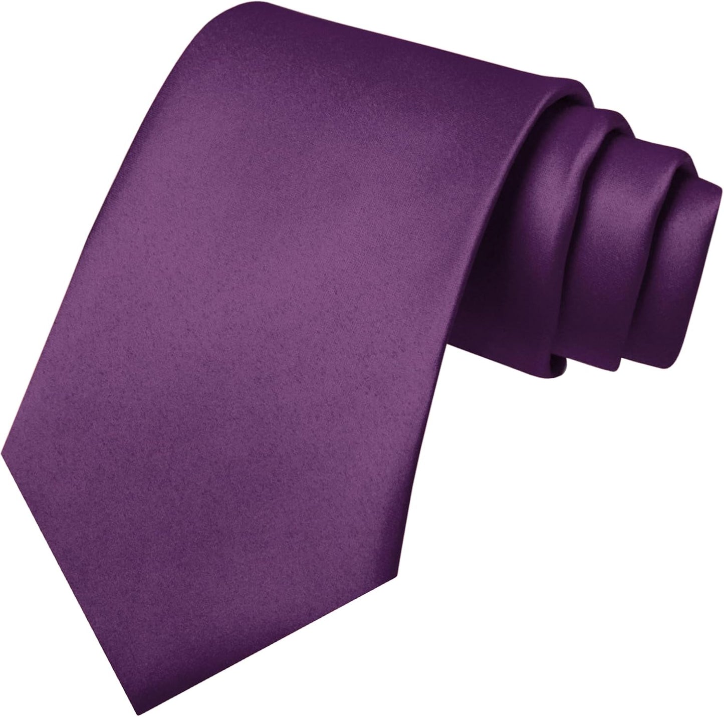 Solid Color Tie for Men - Business & Wedding Necktie | Elegant Design
