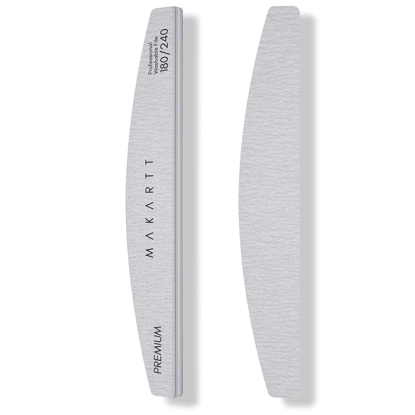 Makartt Nail Files - 180/240 Grit Emery Boards for Natural Nails | 10pcs Dual-Sided Manicure Set for Salon & Home Use