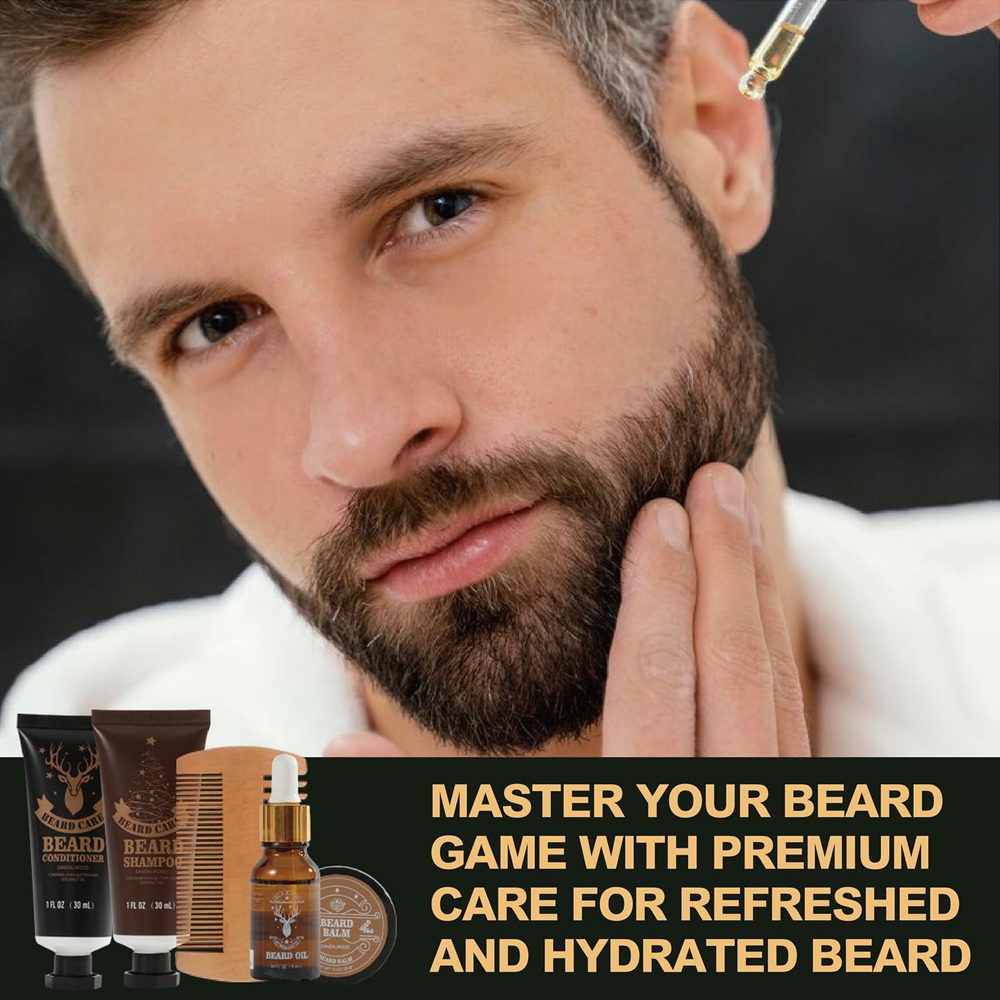 Rinse&Robust Mens Christmas Gifts 2025 Advent Calendar 24PCS Beauty Advent Calendar for Men Christmas Advent Calendars Holiday Gifts 24 Days Countdown Calendar Beard Care Grooming for Men Shower Gels