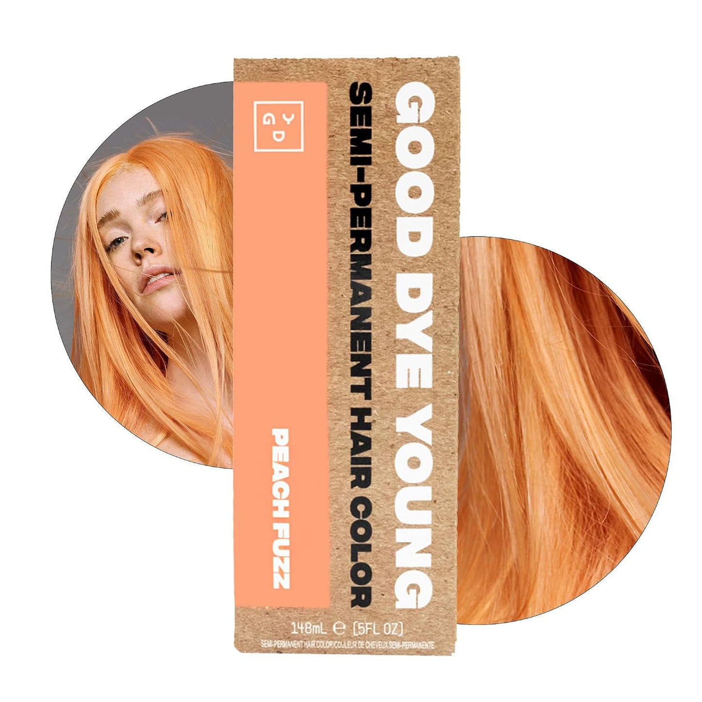 Good Dye Young Semi-Permanent Hair Color - Vegan Brown Hair Dye | Lasts Up to 24 Washes, 5FL OZ