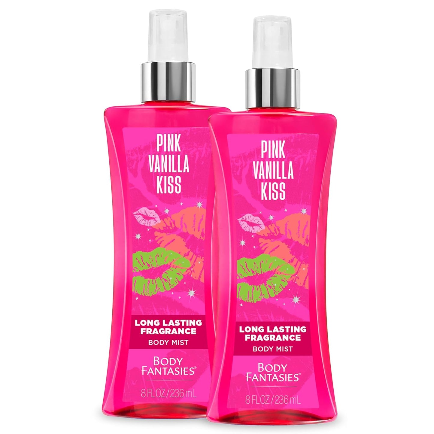 Body Fantasies Fresh White Musk Body Spray - 8 fl oz | Pack of 2