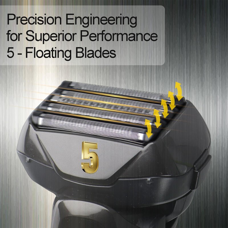 SUPERNB Arc 5 Blades Replacement Heads with Outer Foil and Inner Blade, WES9032 Shaver Replacement Heads for Arc 5 ES-LV97 ES-LV95 ES-LV65 ES-LV67 Electric Shaver.