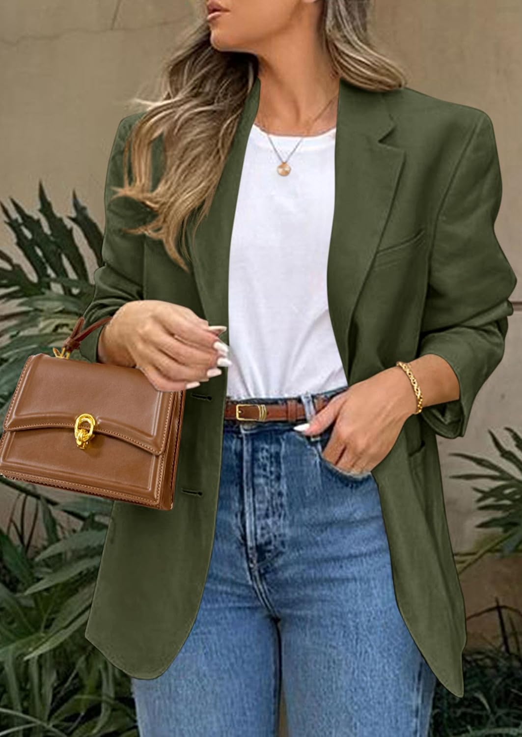 PrettyGarden Blazers for Women - Business Casual Long Sleeve Suit Jacket with Pockets | Stylish Work Blazer