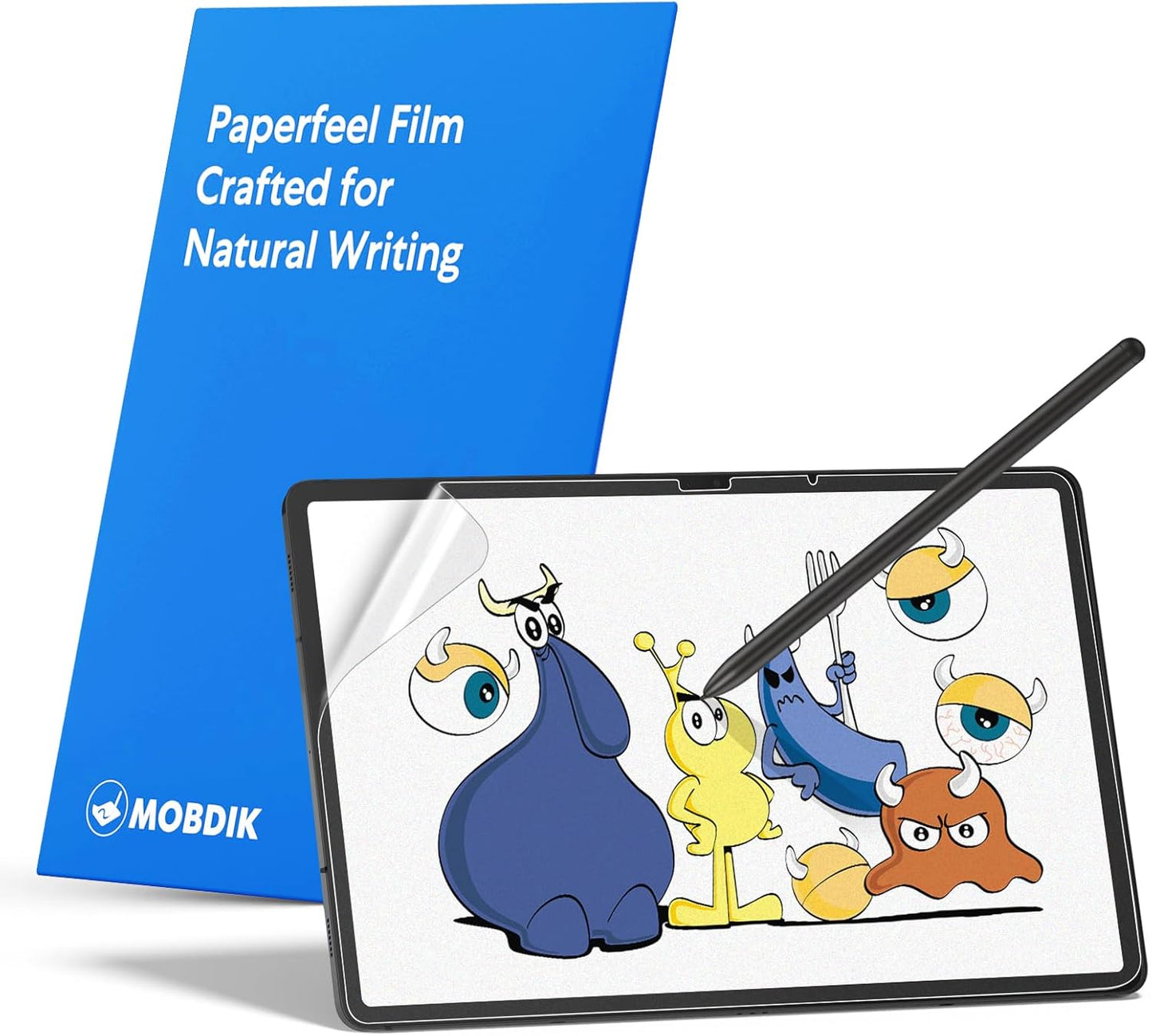 MOBDIK Paperfeel Screen Protector for iPad A16 & Air | Anti-Glare, Easy Install, 2-Pack