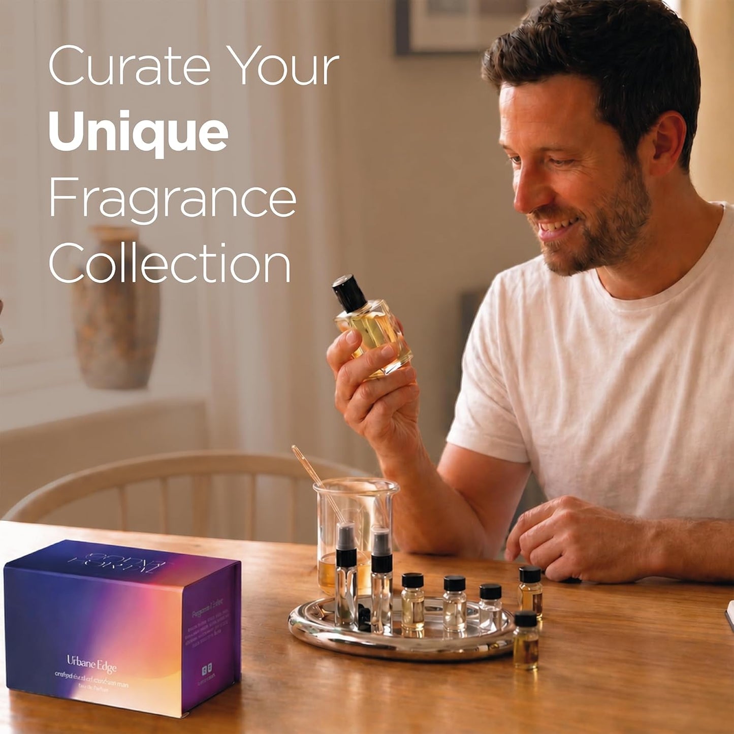 Perfume Making Kit - Create Your Own Signature Fragrance with 14 Ingredients, Spray Bottles & Guide | Unisex Noir Scents