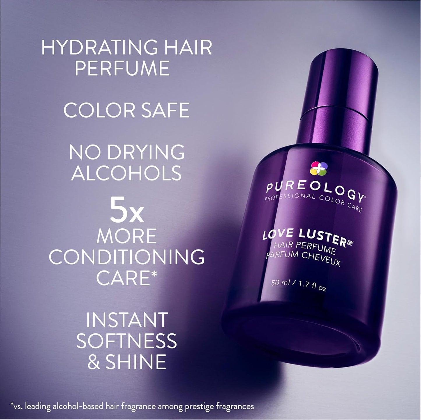 Pureology Love Luster Hair Perfume - Hydrating Mist with Vanilla & Peony | Color Safe, No Drying Alcohols