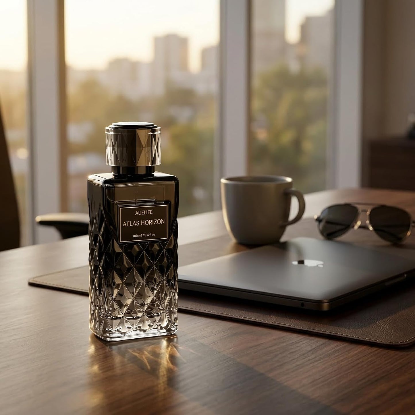 Auelife Cologne for Men - Alcohol-Free Woody Spicy Fragrance | 100ml Daily Wear Perfume, Ideal Father's Day Gift