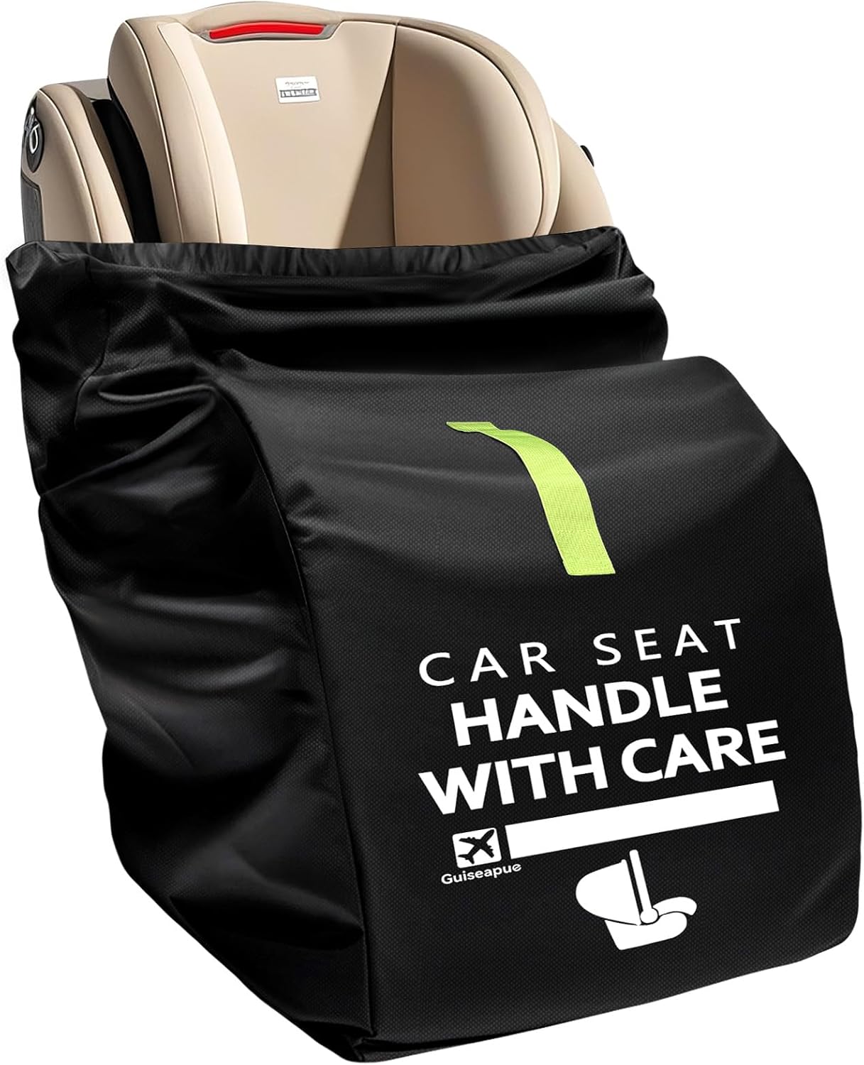Car Seat Travel Bag for Airplane - Fits All Car Seats, Infant Carriers & Booster Seats | Essential Airplane Travel Gear