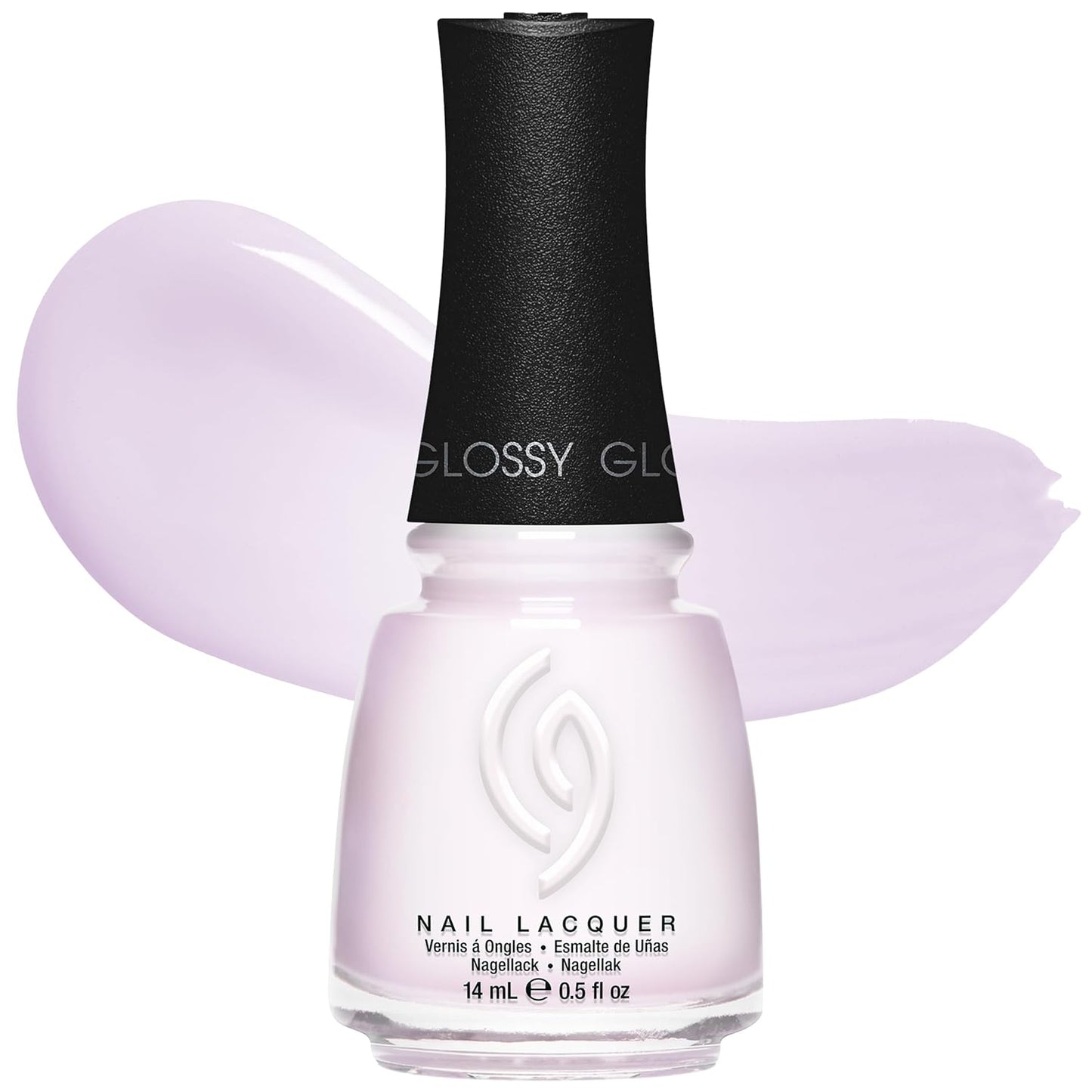 China Glaze Nail Lacquer - Moment in the Sunset Coral Pink Polish | Quick Dry, Chip Resistant, Shimmer Finish, 0.5 fl oz