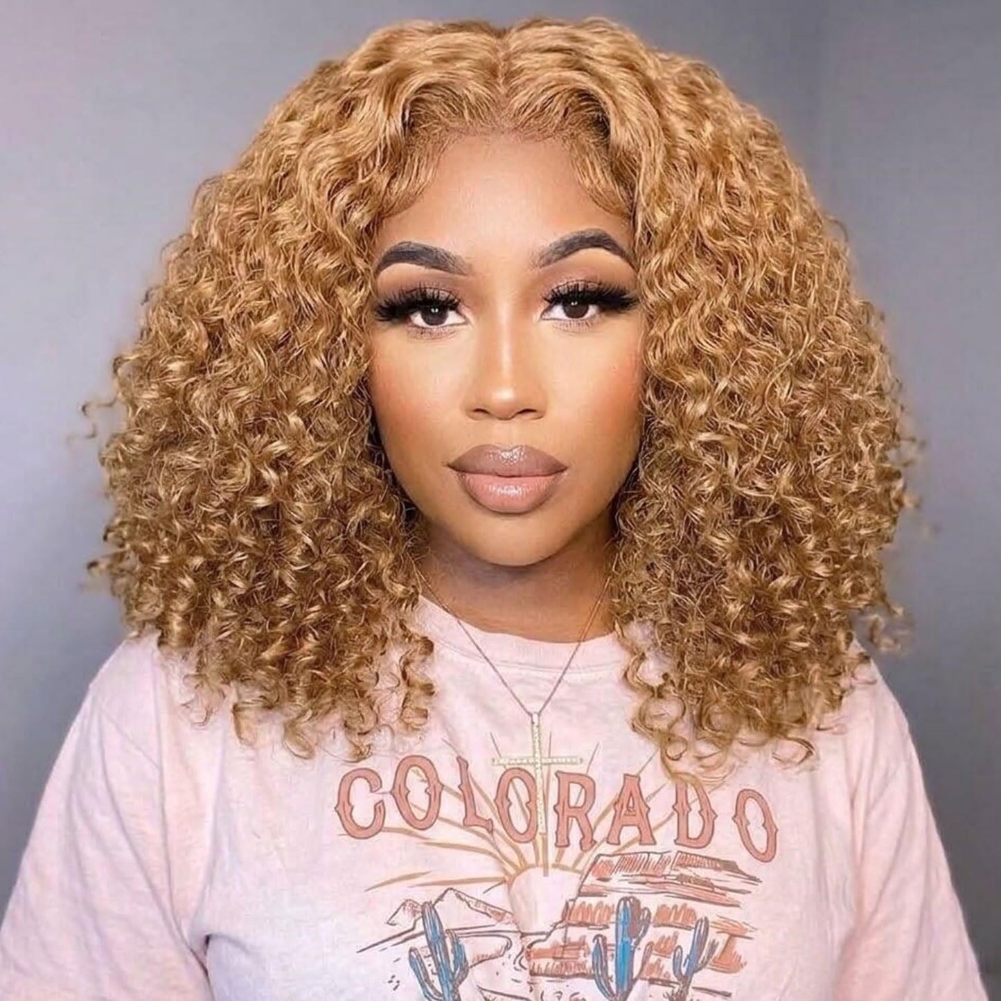 Curly Bob Wig - 200% Density Deep Wave Human Hair | 5x5 HD Lace Closure, 18 Inch, Black for Women