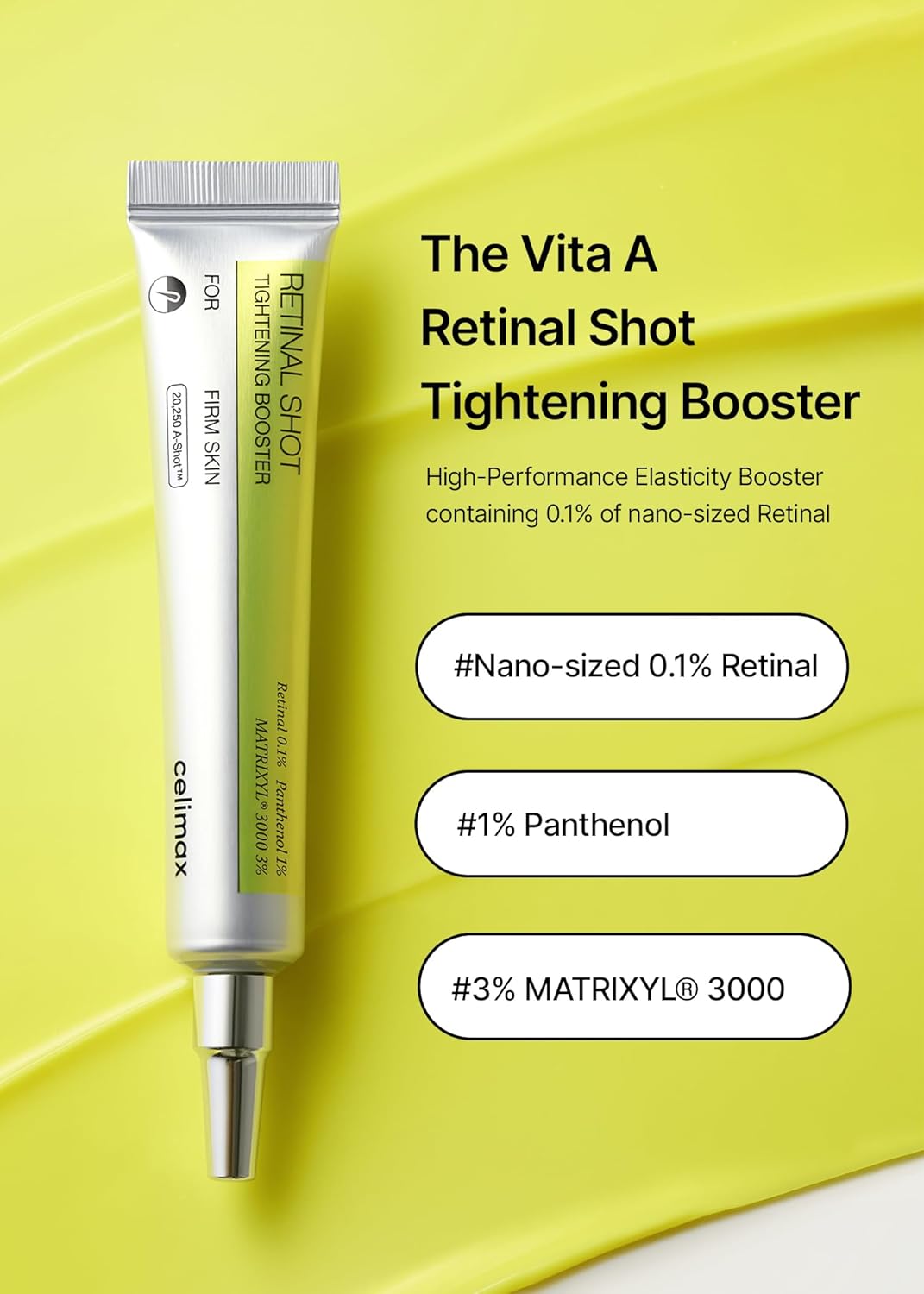 Celimax Retinal Booster 15ml & Retinol Serum 30ml - Anti-Aging Korean Skin Care Set for Women