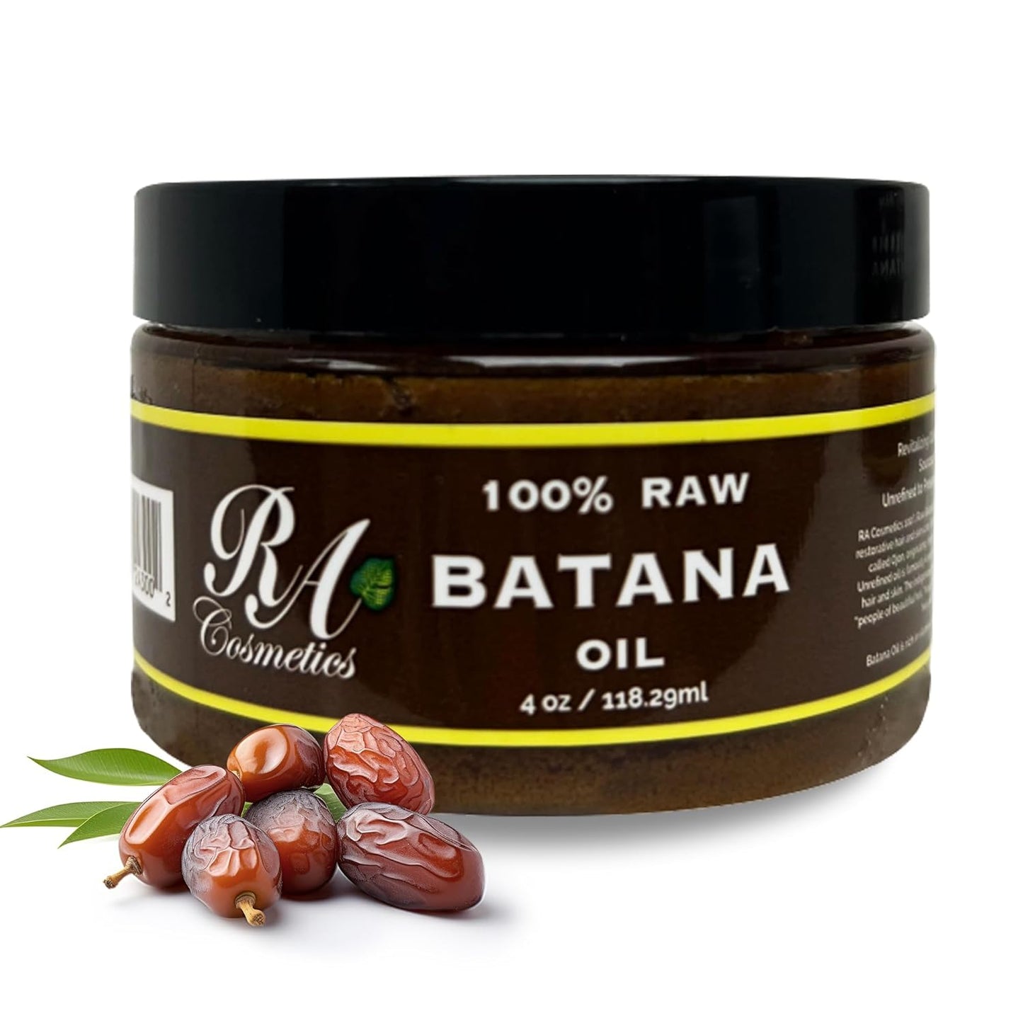 100% Natural Unrefined Batana Hair Oil - Healthy Hair Moisturizer | 16 oz | Strengthens & Nourishes Damaged Hair