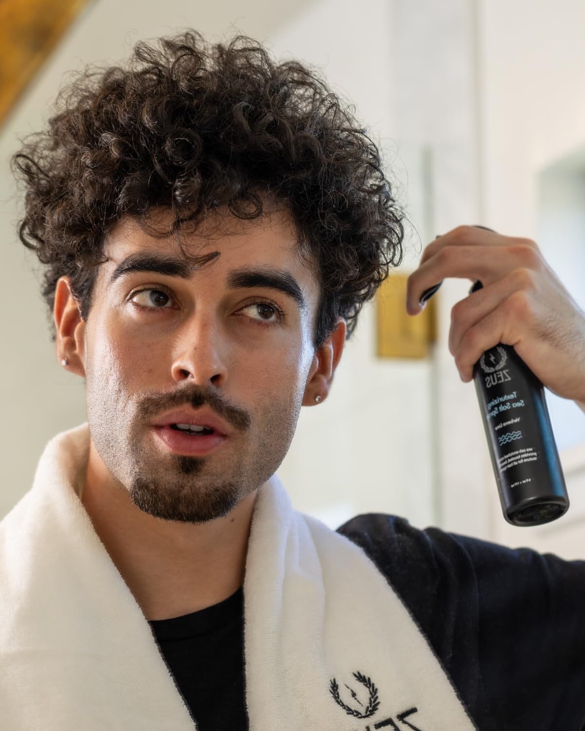 ZEUS Texturizing Sea Salt Hair Spray, Professional Volumizing & Styling Mist, Enhance Texture & Volume for Effortless Beachy Hair & Beard, Lightweight Hold & Matte Finish (Made in USA)