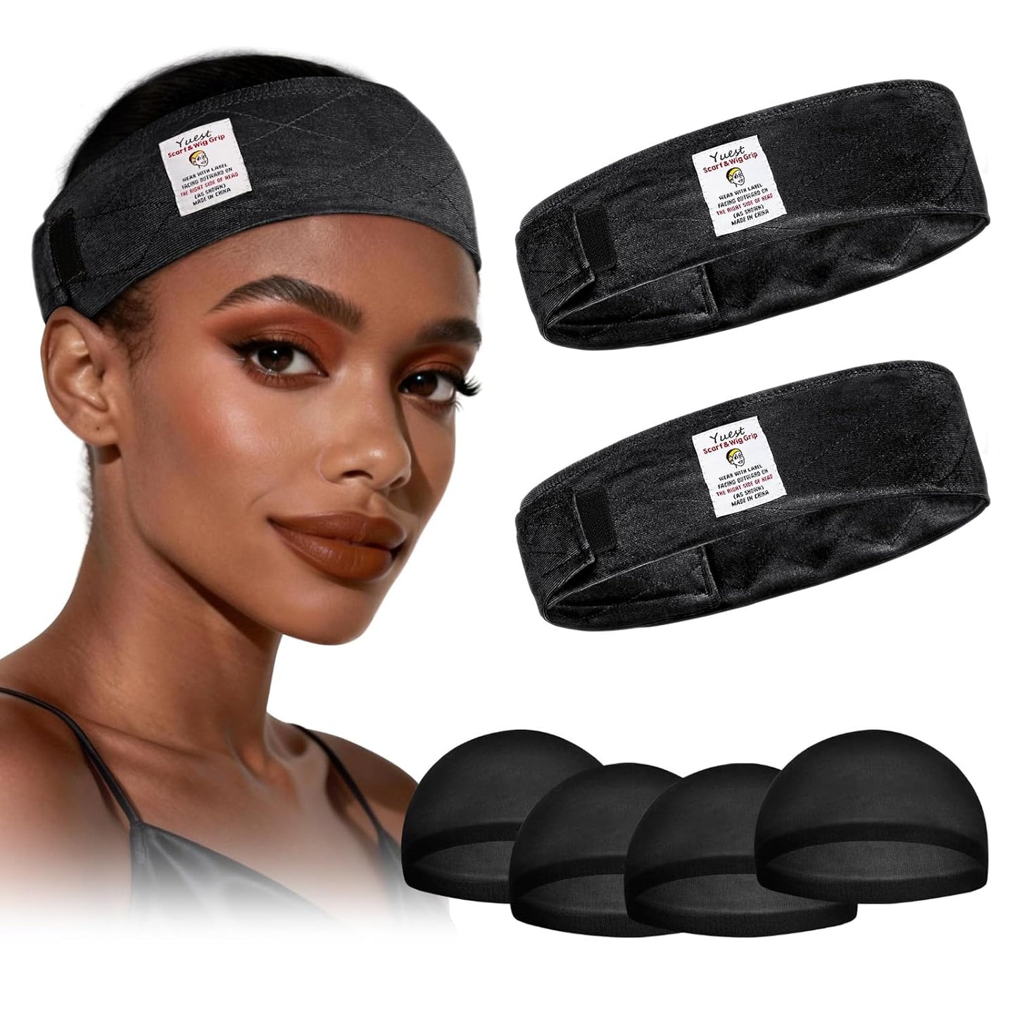 Wig Grip Band - No Slip Lace Front Wig Gripper for Secure Fit | Adjustable Size for Women