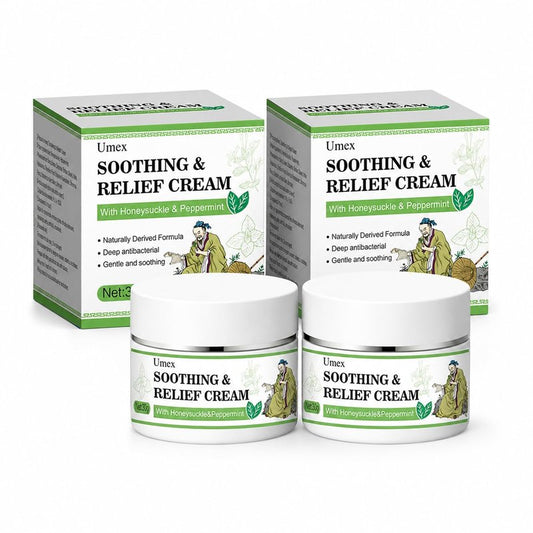Hydrating Body Cream for Dry, Sensitive Skin - Moisturizing Lotion with Honeysuckle & Mint | Soft & Smooth Finish