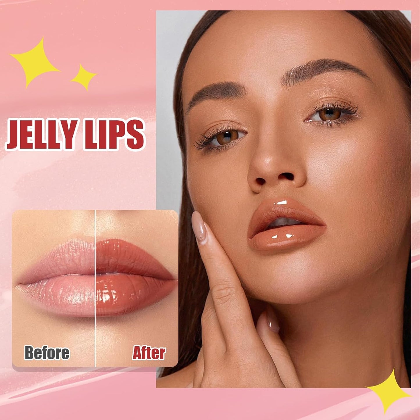 Dmsky Lip Gloss Set - 12 Colors Moisturizing Lip Gloss with Vitamin E for Dry Lips | Bulk Pack