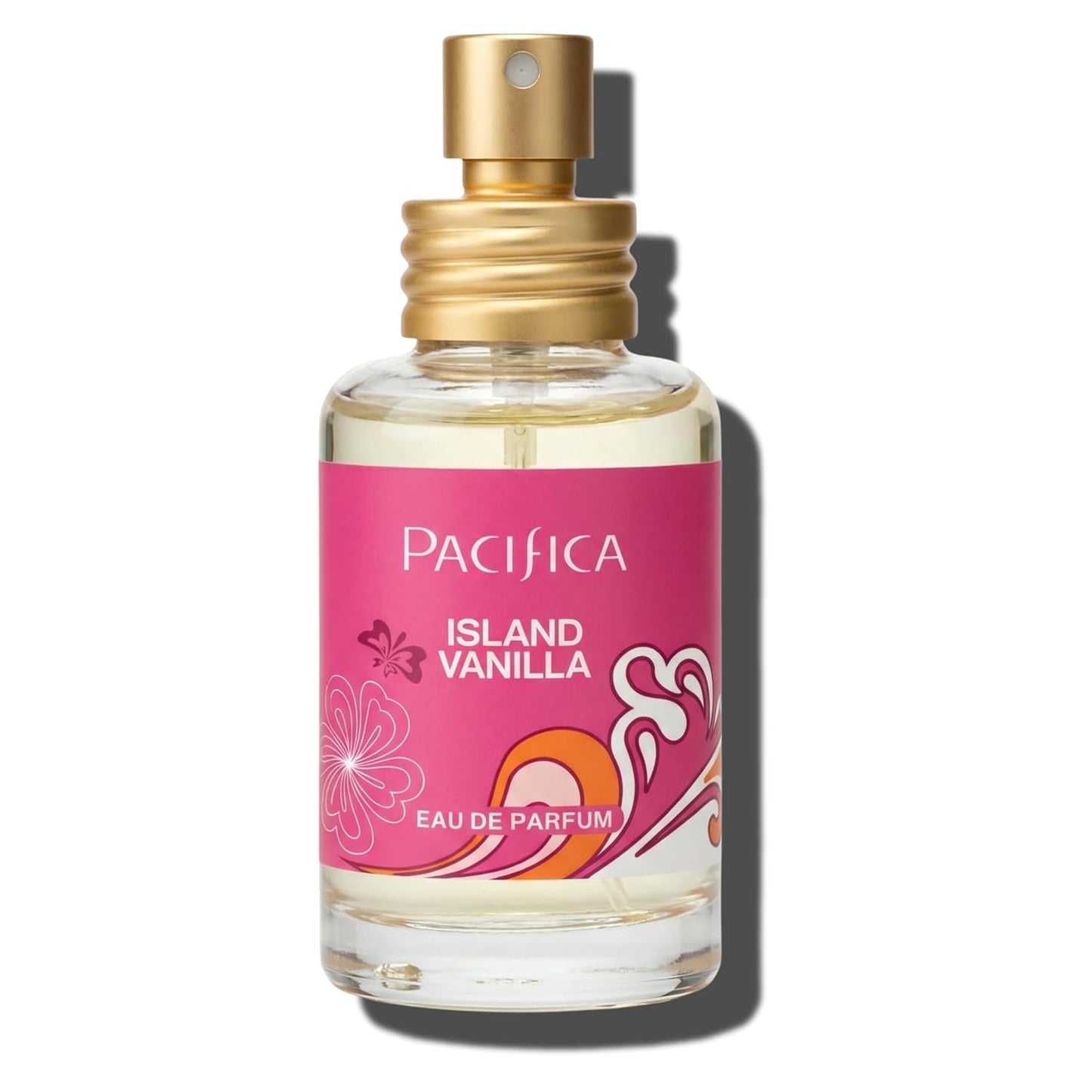 Pacifica Island Vanilla Perfume - Long-Lasting Clean Vanilla Fragrance for Women | Vegan & Cruelty-Free, 1 oz Spray