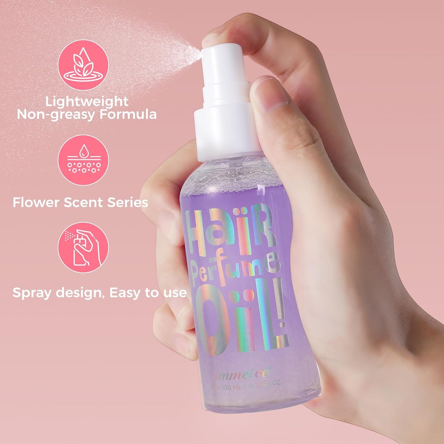 Hair Perfume Oil - Long-Lasting Floral Fragrance | 100ml Common Camellia