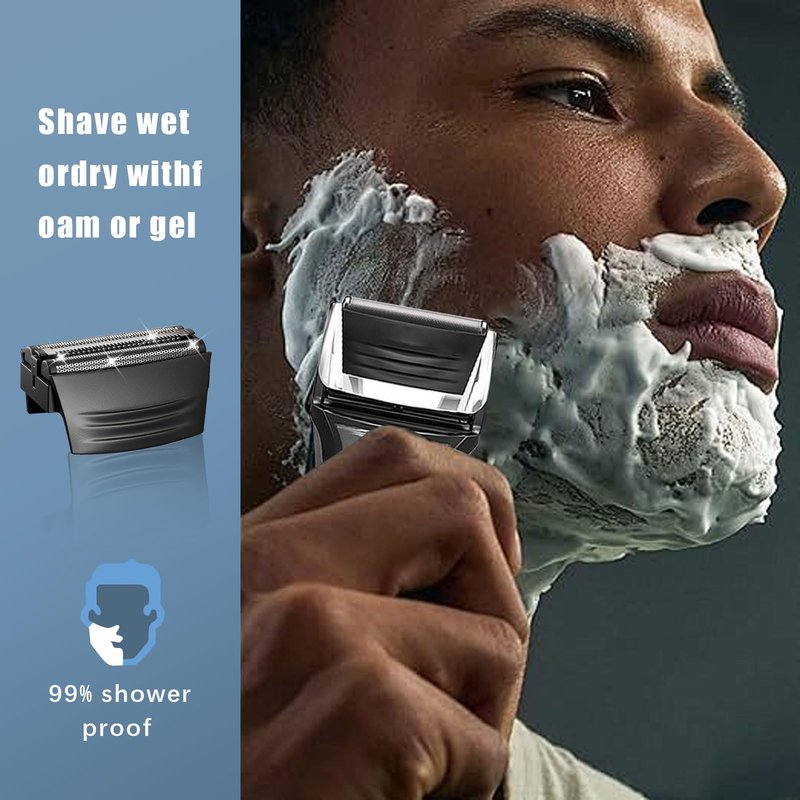 Shaver Replacment Heads,Shaver Replacment Foil Compatible with Remington Titanium-X Flex & Pivot Foil and Cutter F5800 & F7800 (3 Packs)