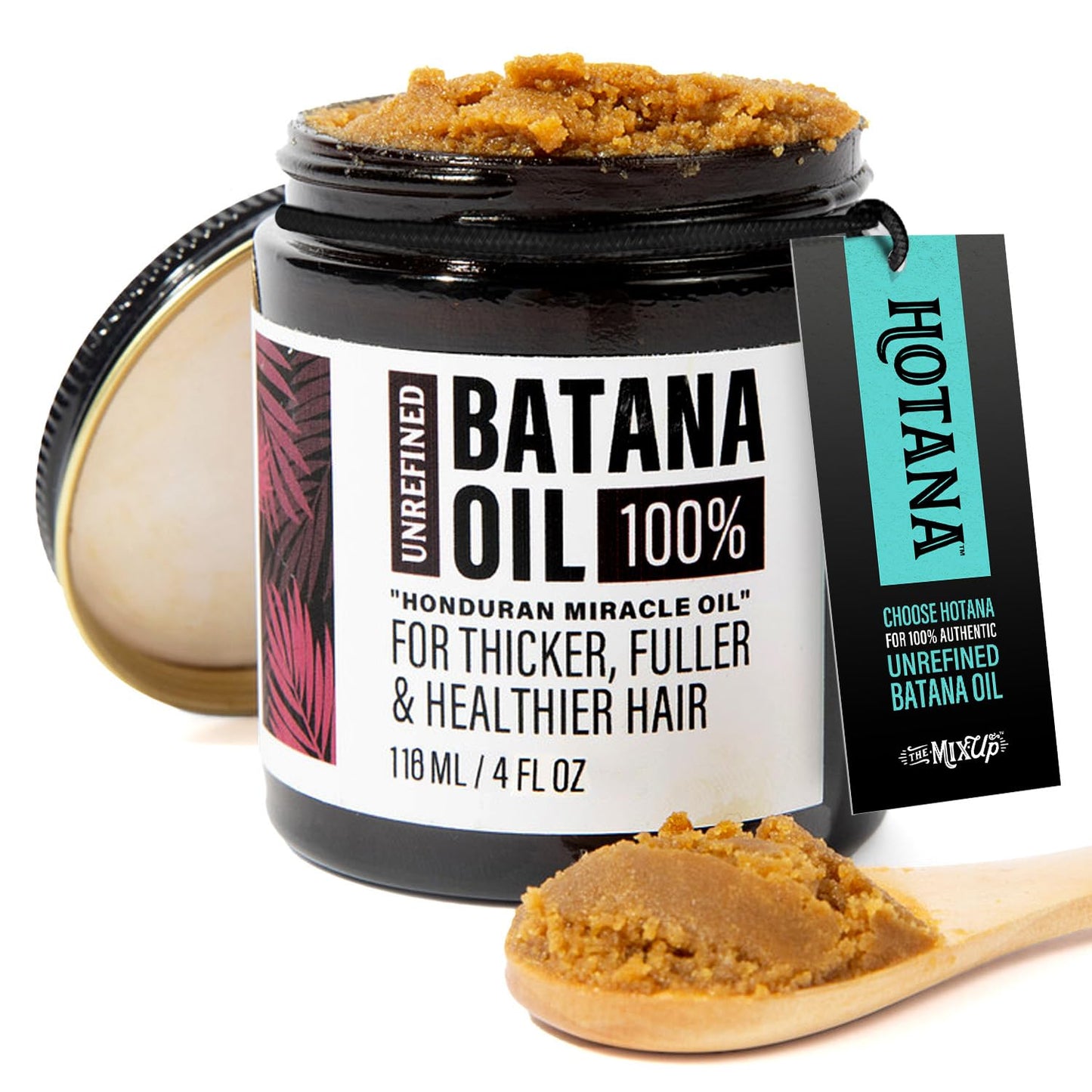 Batana Oil for Hair Growth - Unrefined & Roasted Natural Formula | Strengthens & Nourishes Hair