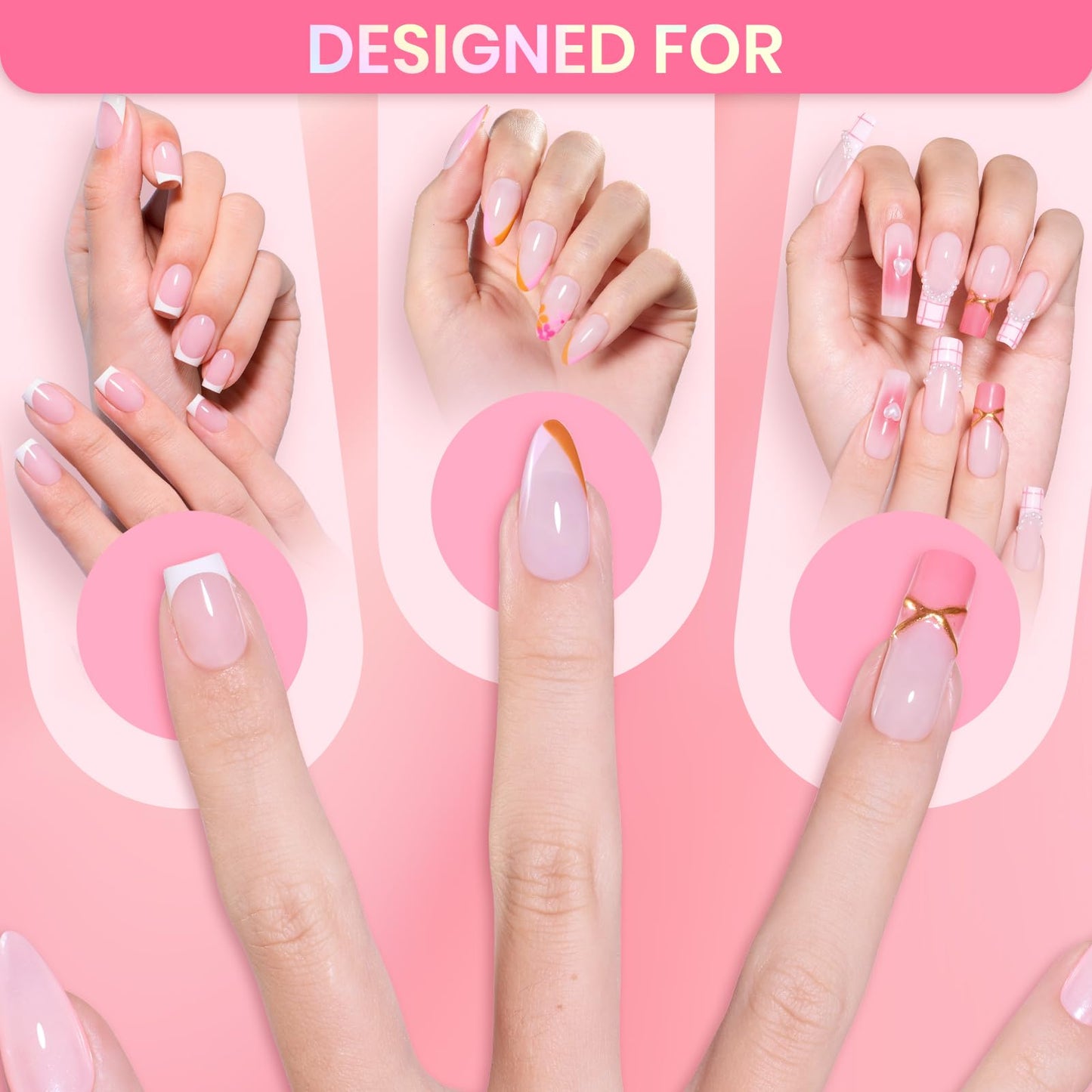 Beetles 10ML Super Strong Nail Glue for Press Ons, Nail Tips, Acrylic Nails, No UV Light Needed, Nail Bond Brush in Nail Glue for Press On Nails Fake Nails Long Lasting for Beginners DIY Home