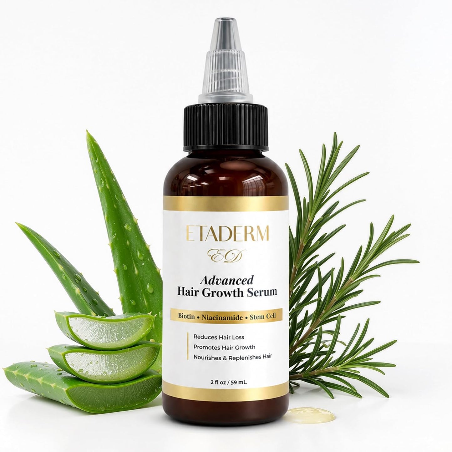 Advanced Hair Growth Serum - Aloe Vera & Biotin Oil for Thicker, Fuller Hair | 60ml