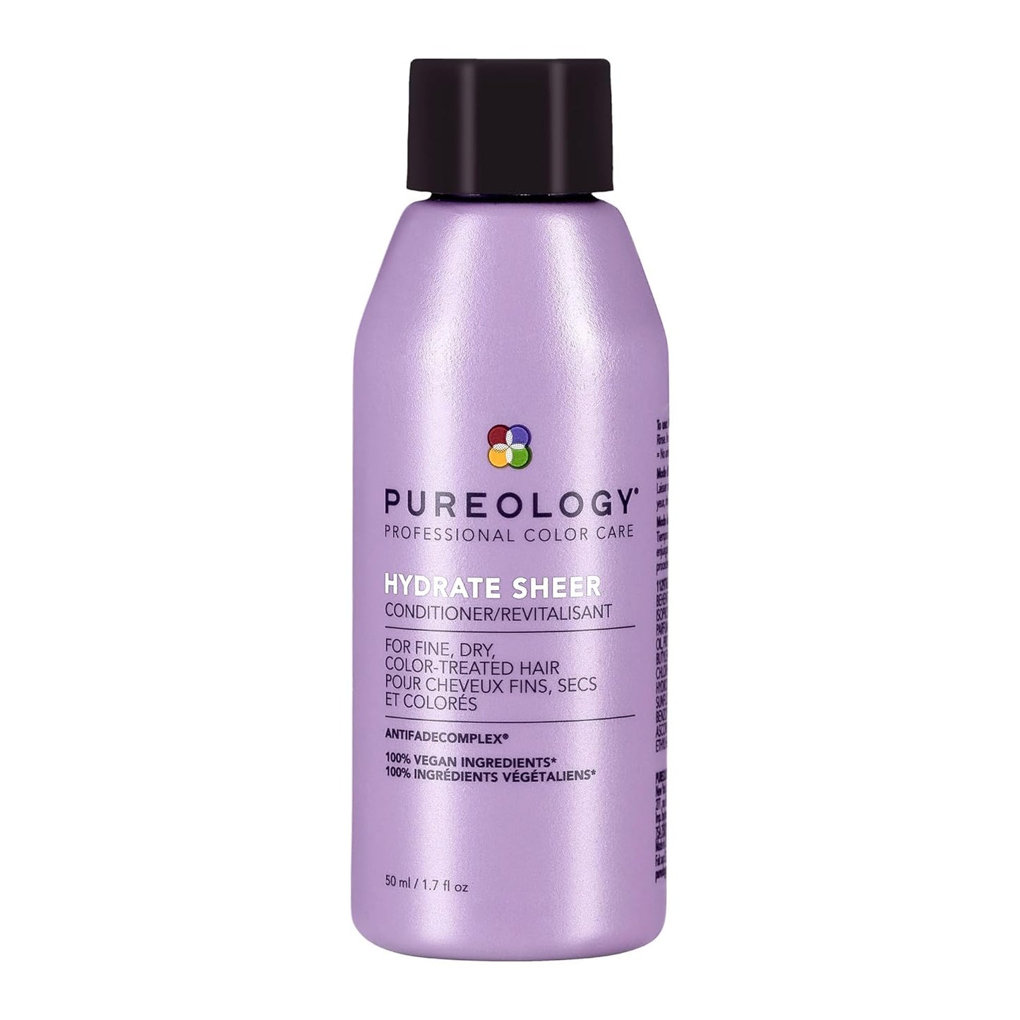 Pureology Hydrate Sheer Conditioner - Lightweight, Silicone-Free Hydrating Formula for Fine Color-Treated Hair | Vegan, 8.5 oz