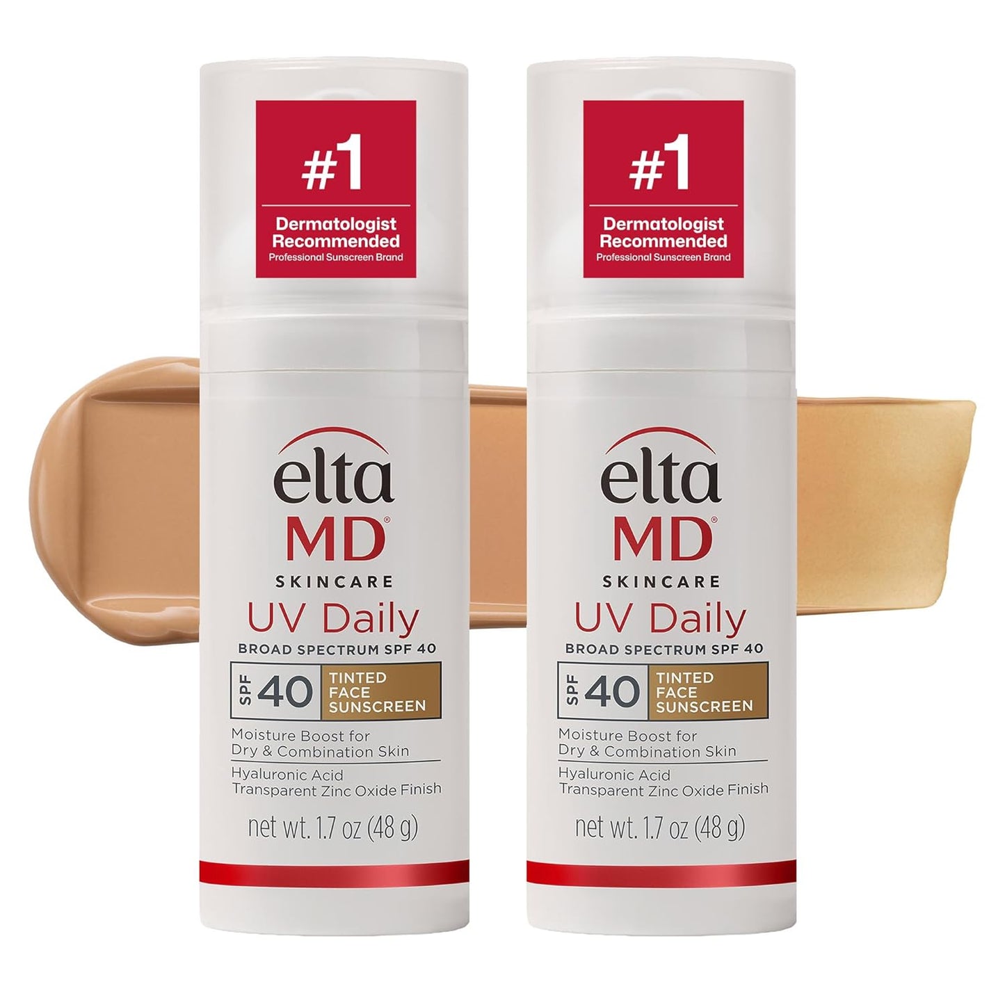 EltaMD UV Daily SPF 40 Face Sunscreen - Zinc Oxide Moisturizer for Dry Skin | Lightweight & Hydrating