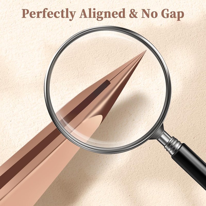Pointed Tweezers for Women - Precision Stainless Steel Eyebrow & Facial Hair Removal | Rose Gold