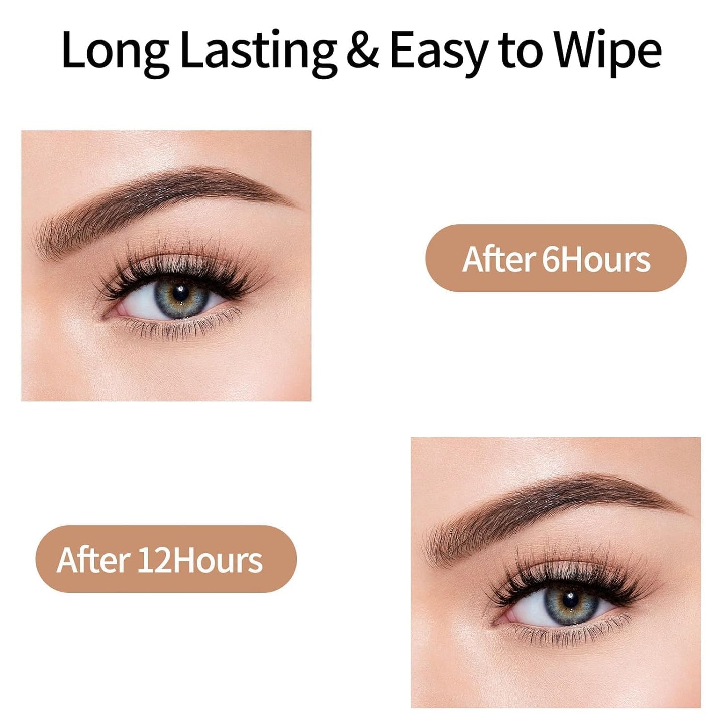 2 Pcs Microblading Eyebrow Pen, 2026 Upgraded 3D Waterproof 4-Tip Eyebrow Pencil, Natural Makeup Long-Lasting Fine Stroke Magic Eyebrow Pencil for Women Stay on All Day(Light Brown(2 Pcs))